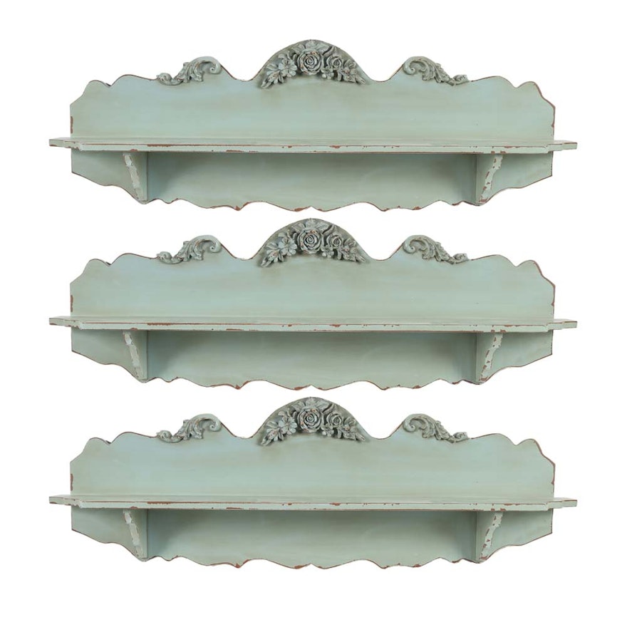 Distressed Wall Shelves