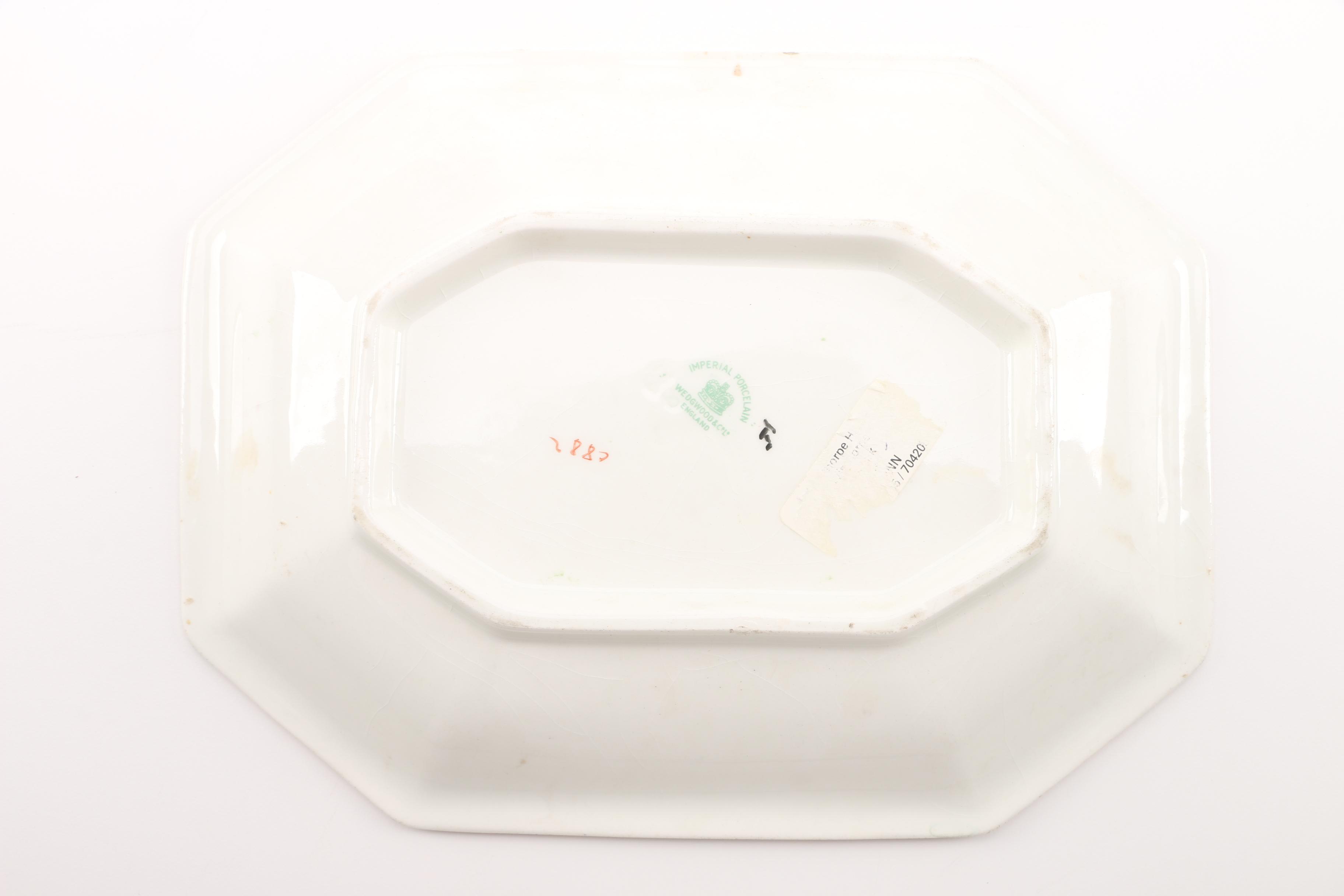 Antique Wedgwood & Co. Imperial Porcelain Pheasant Serving Tray