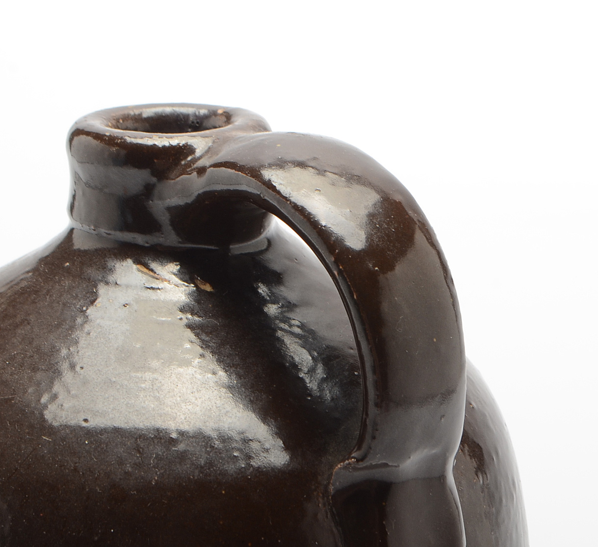 Vintage Brown Stoneware Jug