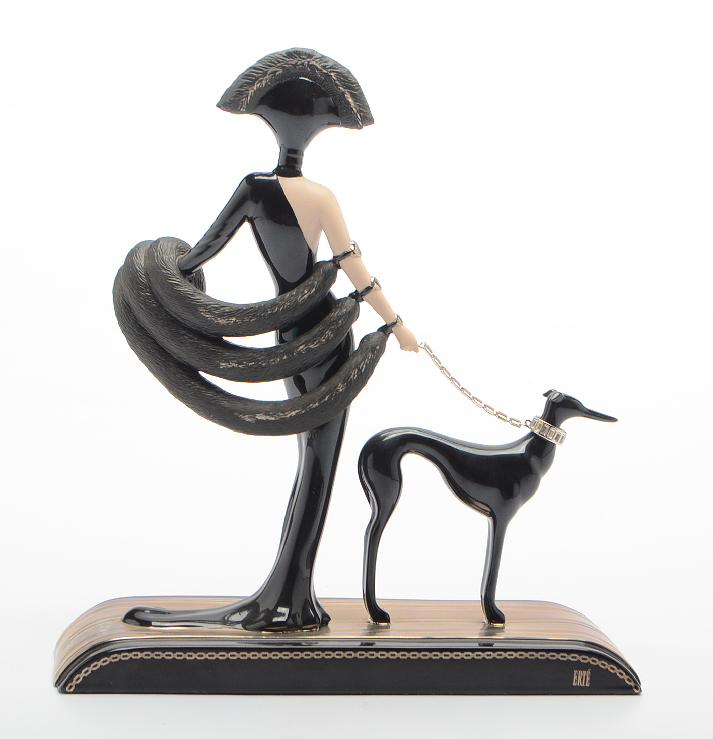 Franklin Mint House of Erte "Symphony in Black" Figurine