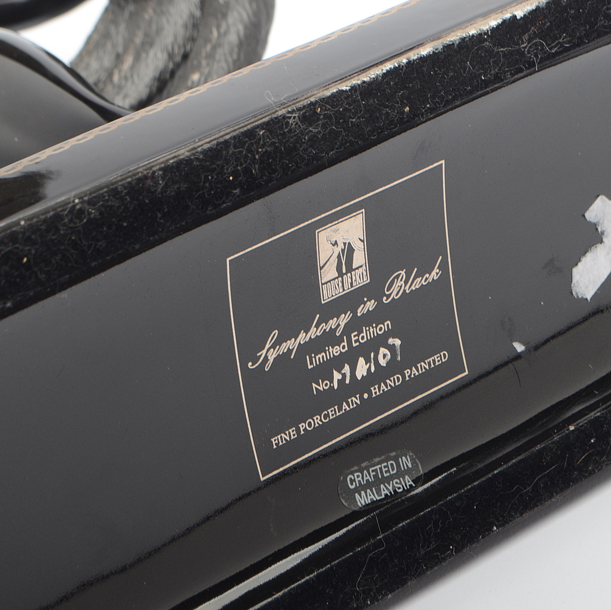 Franklin Mint House of Erte "Symphony in Black" Figurine