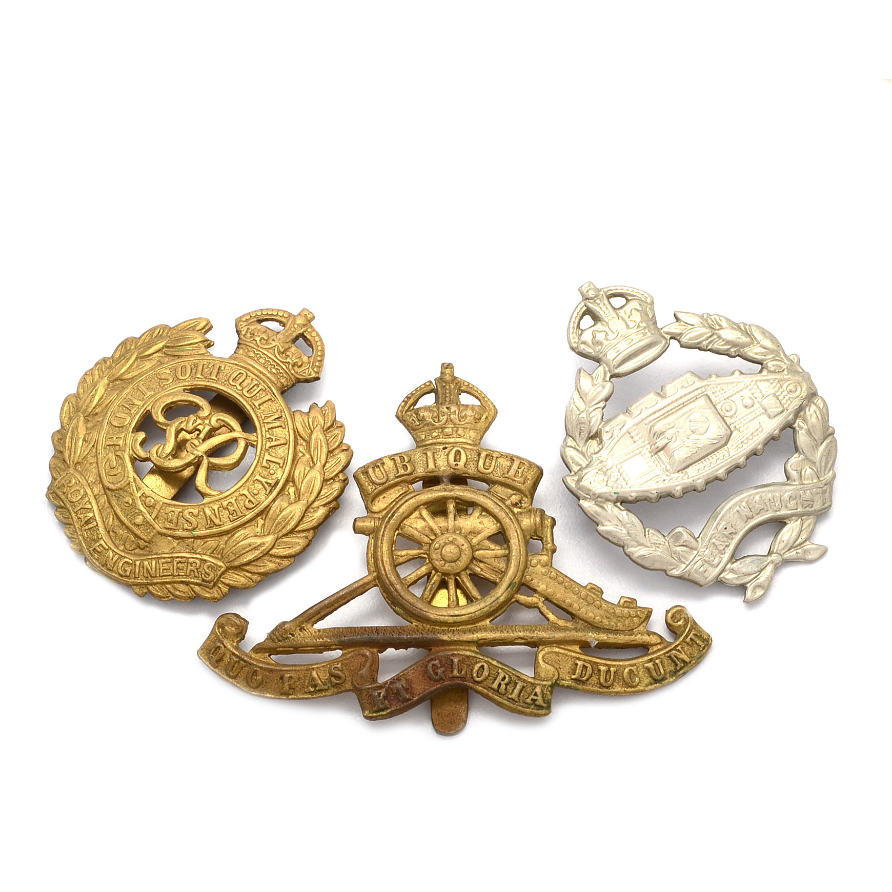 Vintage British Military Cap Badges