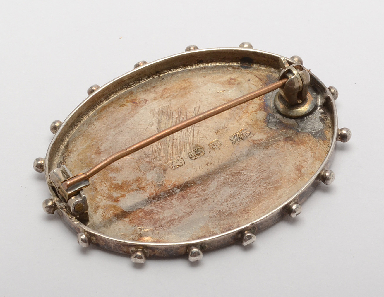 Sterling Silver Victorian 1887 Jubilee Brooch