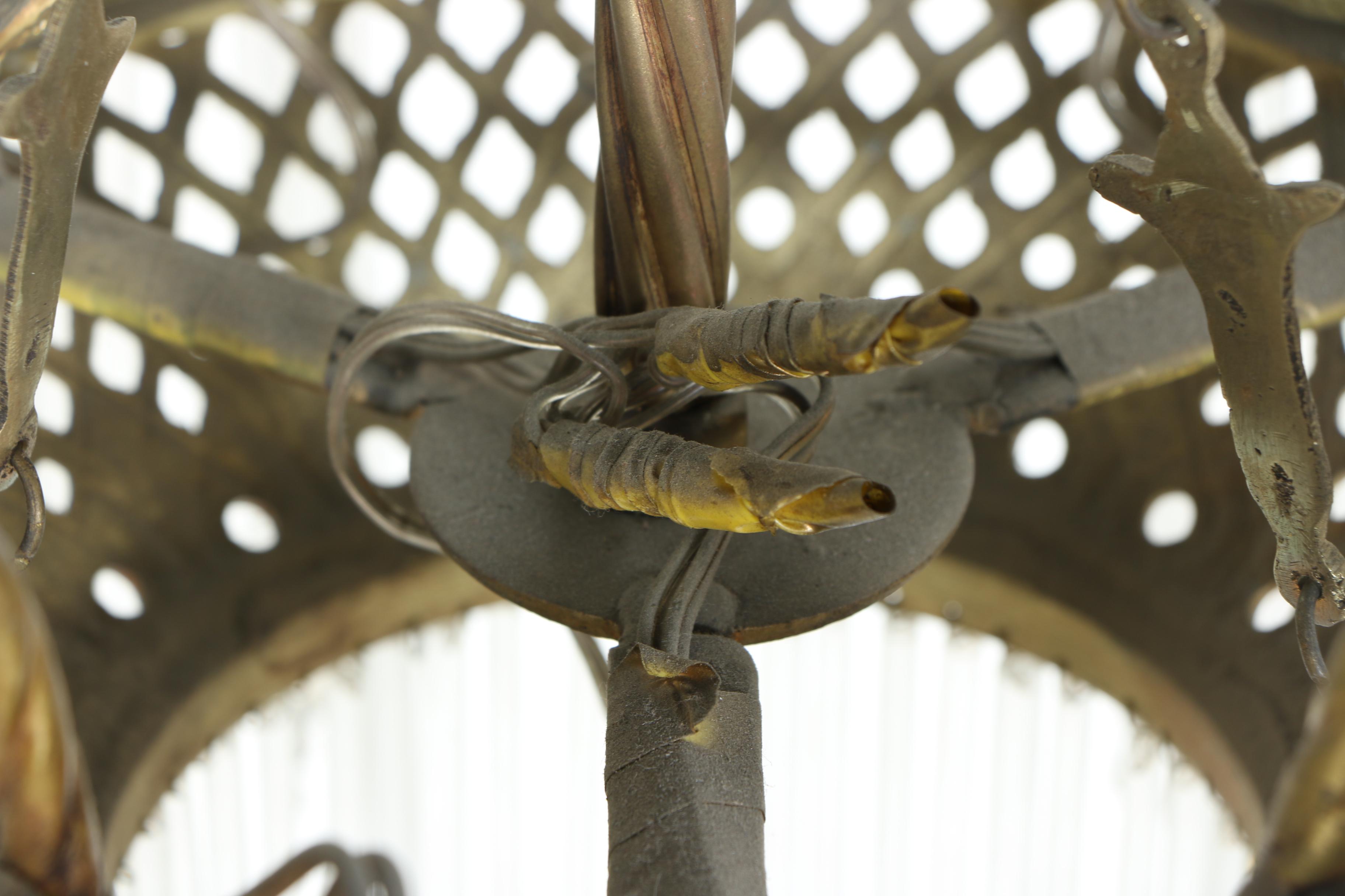 Antique Brass Chandelier
