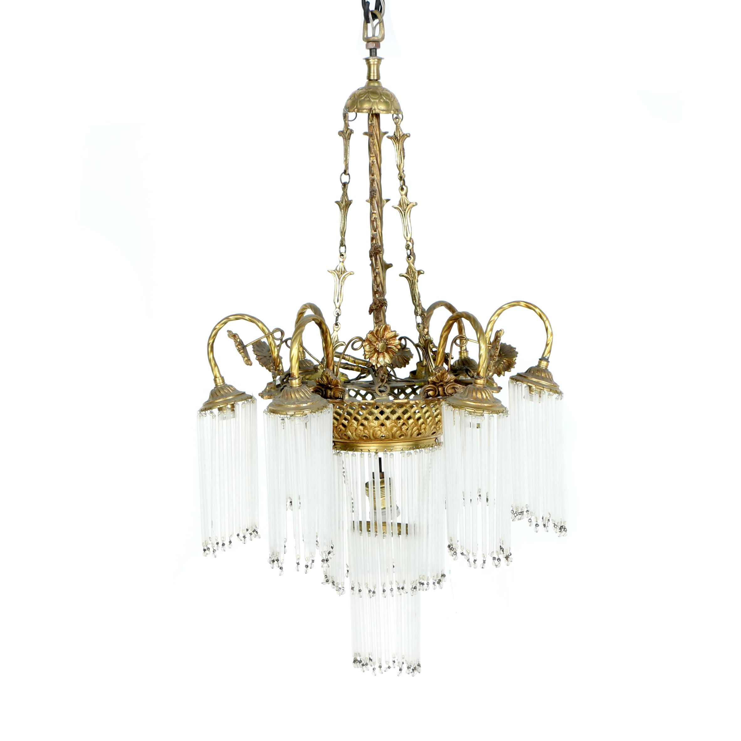 Antique Brass Chandelier