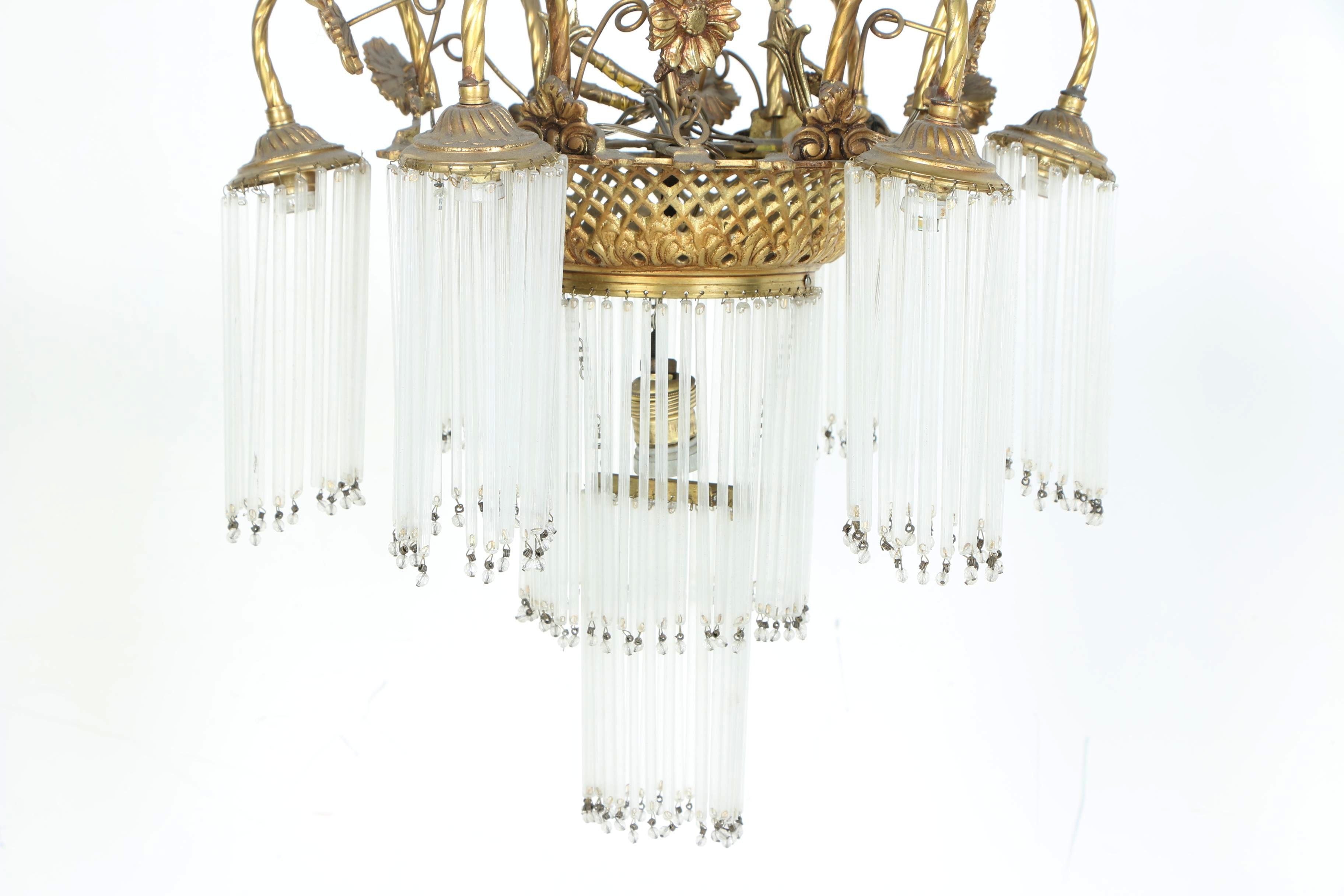 Antique Brass Chandelier