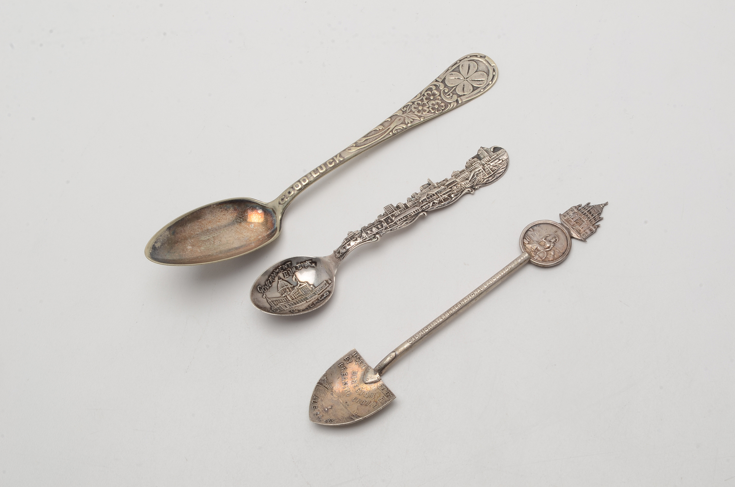 Antique Sterling Silver Souvenir Spoons