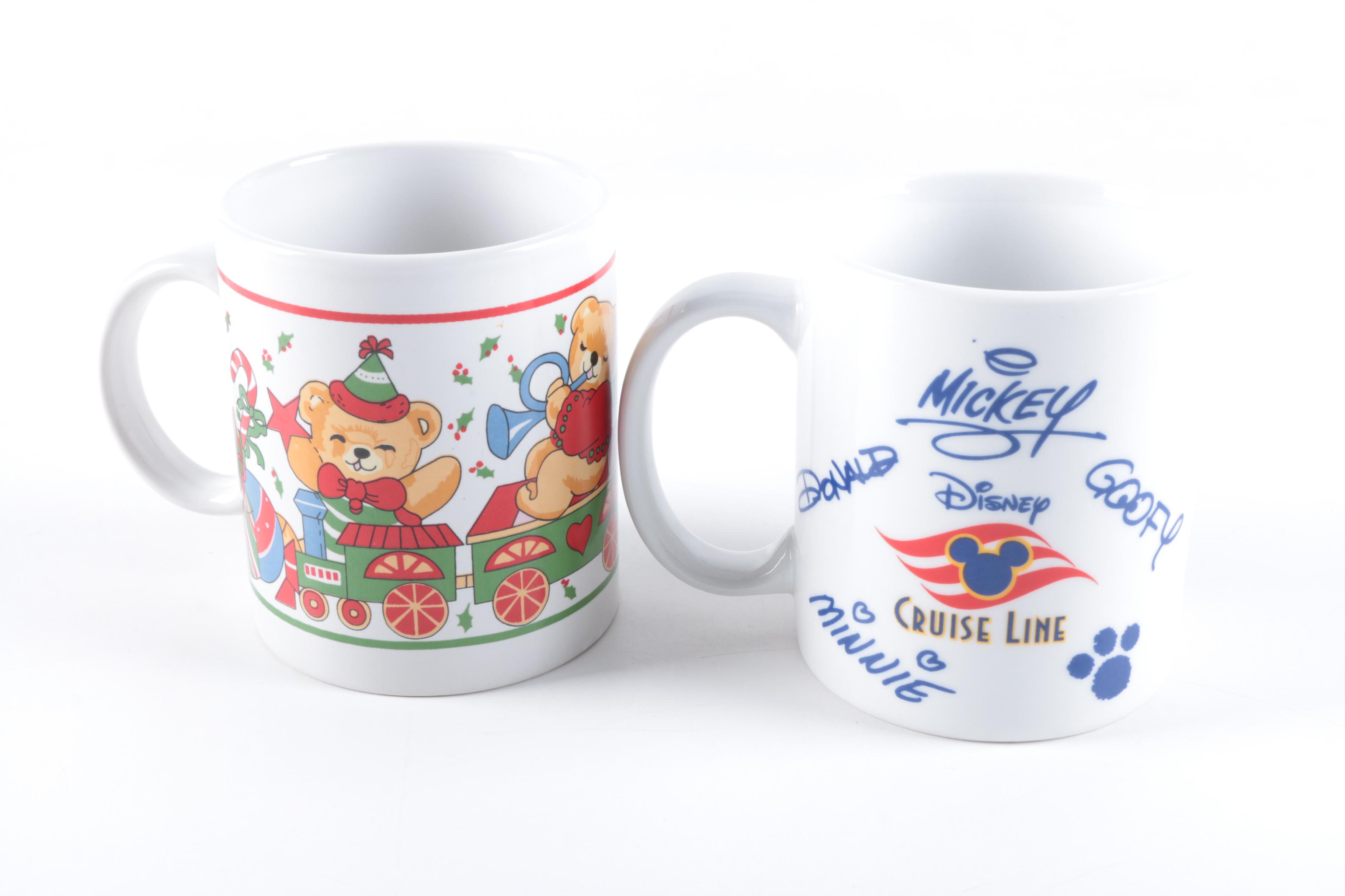 Coffee Mugs Including Royal Stuart England and New Trends Japan