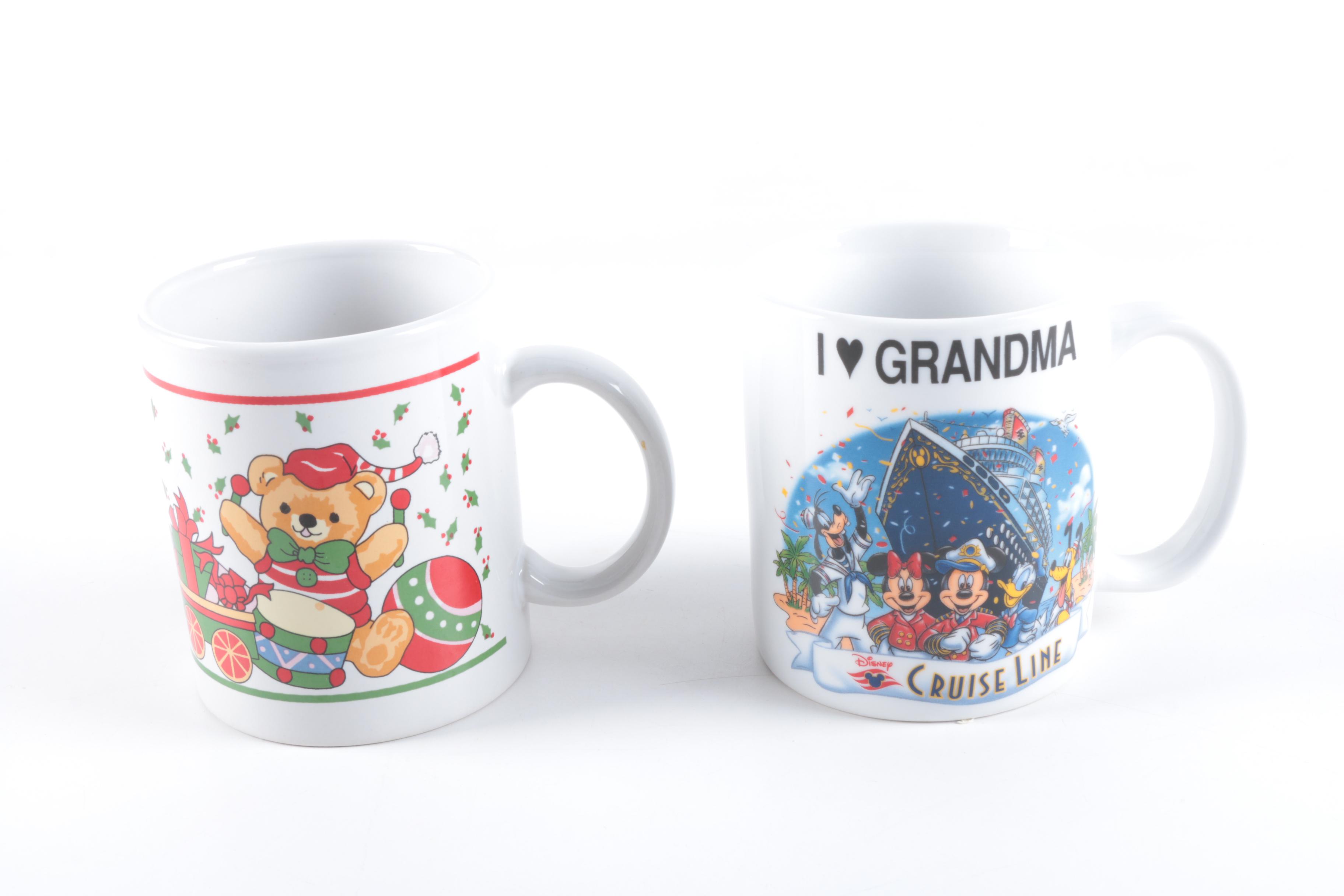 Coffee Mugs Including Royal Stuart England and New Trends Japan