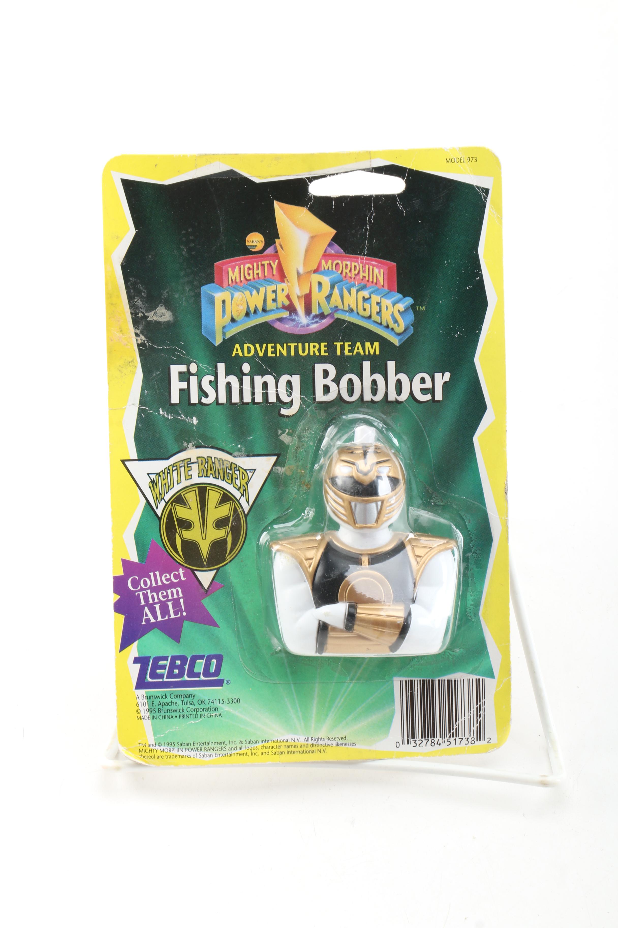 Vintage Collectible Mighty Morphin Power Rangers Adventure Team Fishing Bobbers