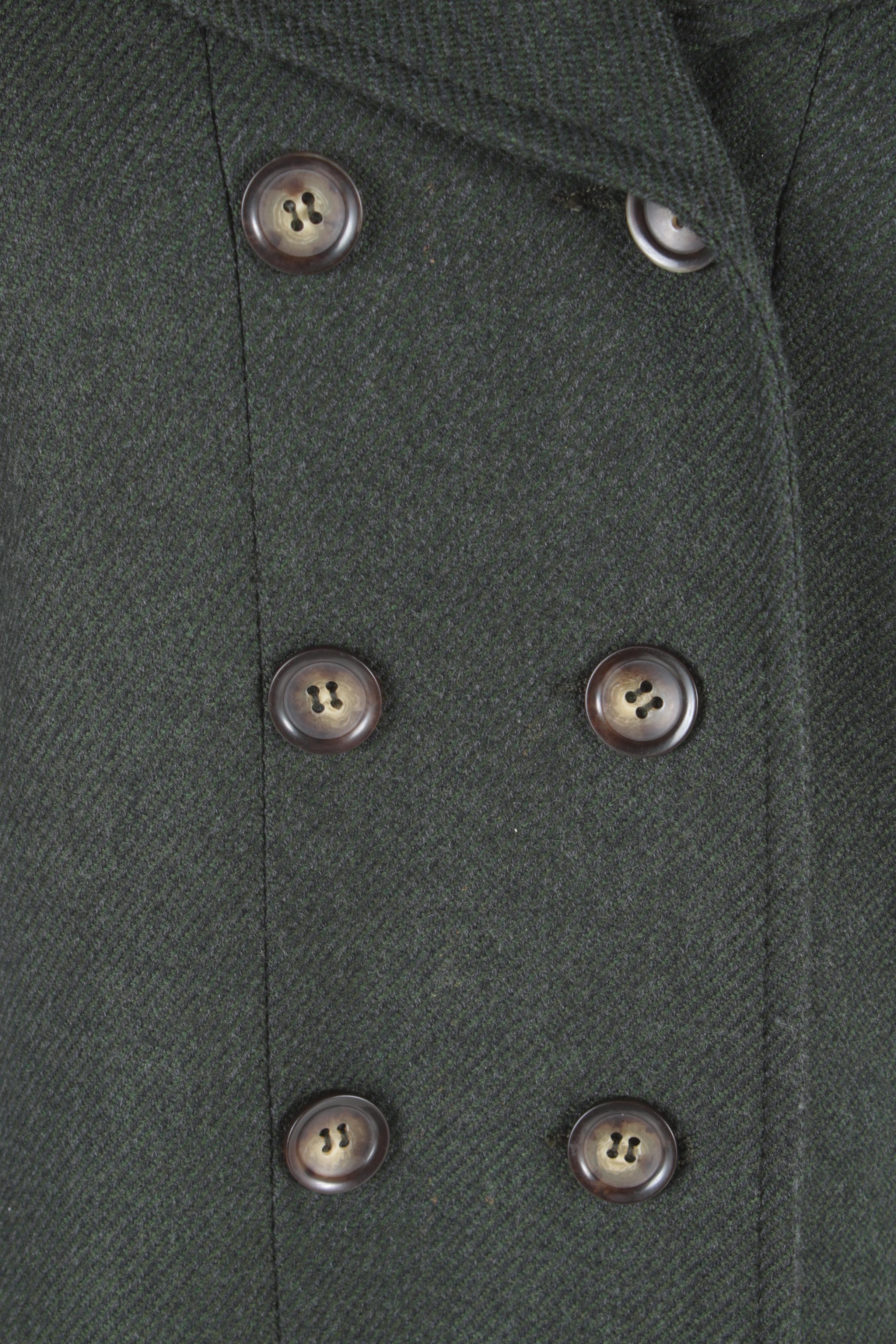 Women's Vintage David Rodriguez Double-Breasted Wool Blend Jacket