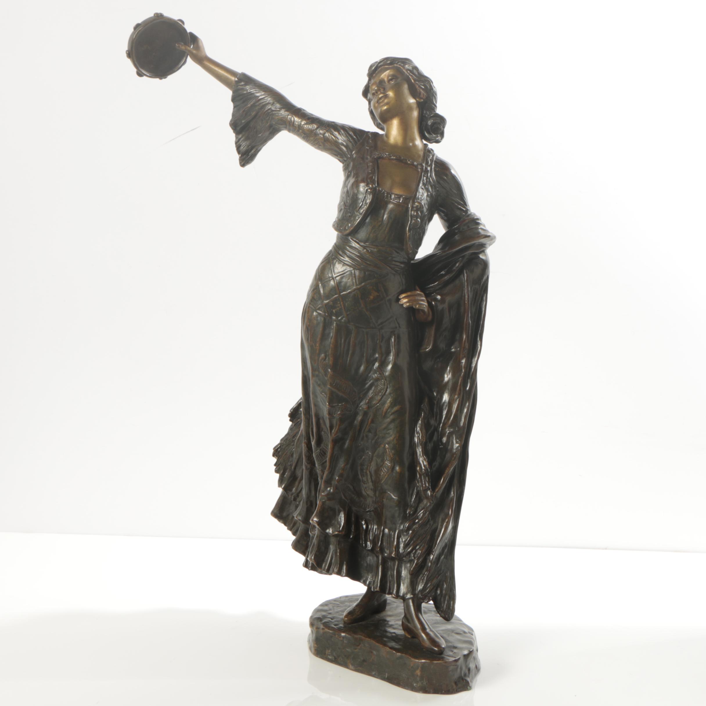 Peter Tereszczuk Bronze Sculpture of Dancer