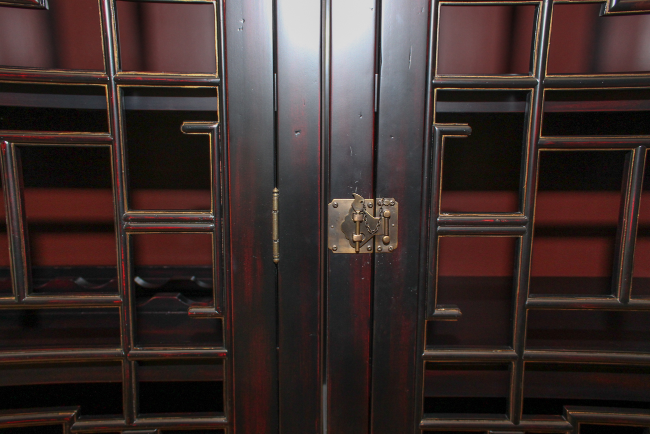 Thomasville Asian Style Wine and China Cabinets