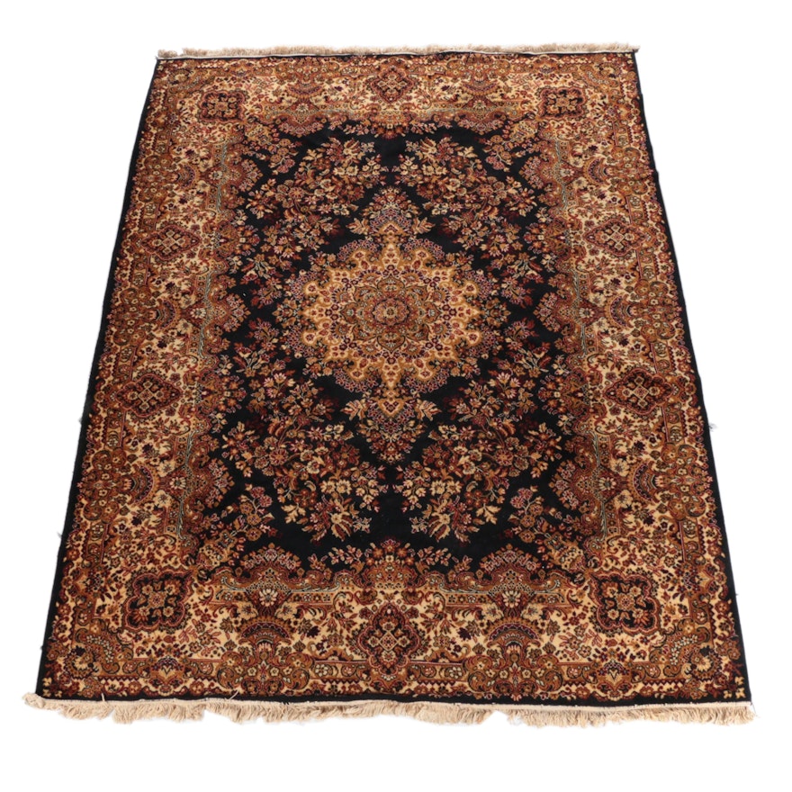 Power-Loomed Bhadra Persian-Style Wool Area Rug