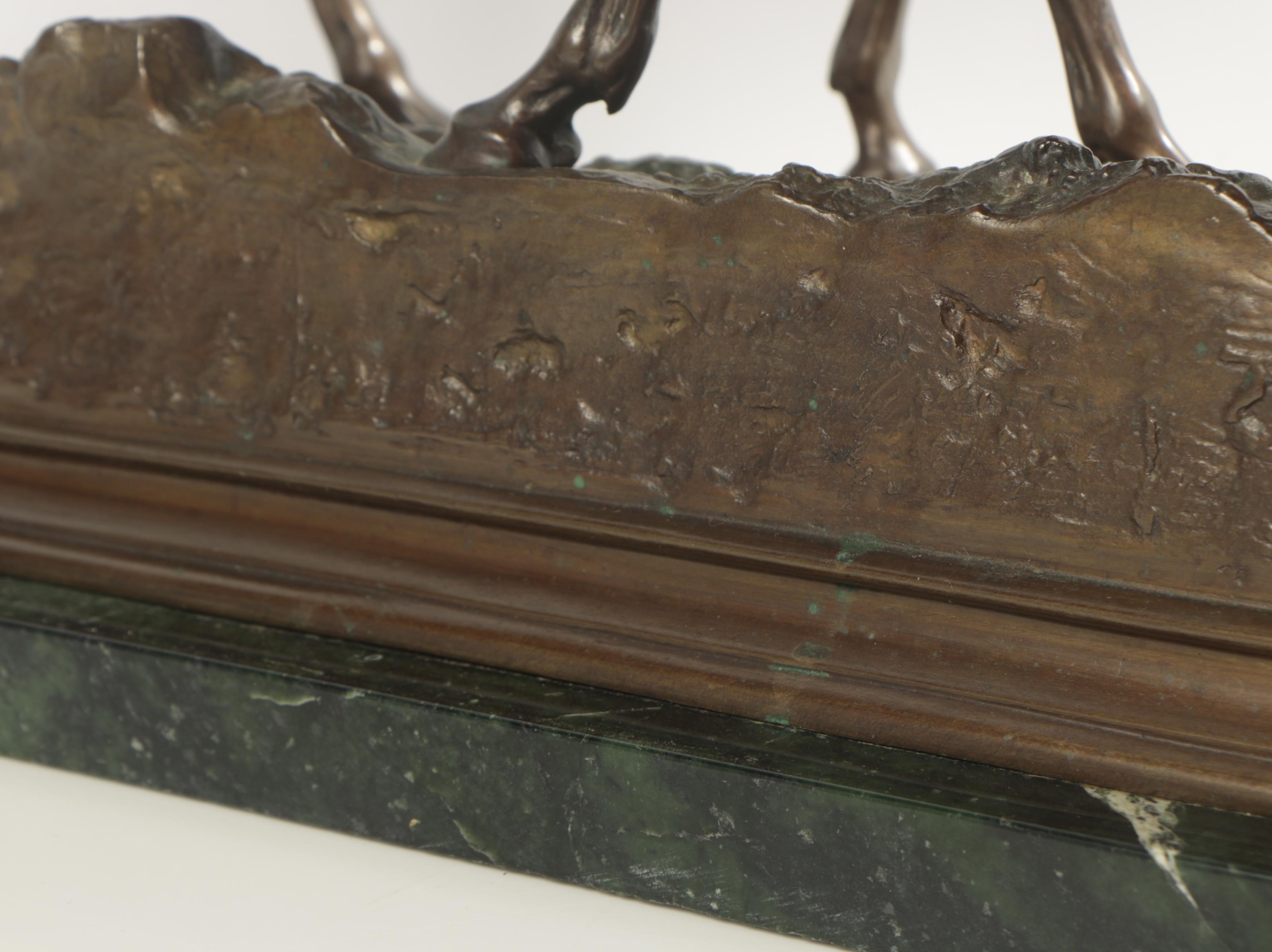 Bronze Horse Sculpture After Pierre-Jules Mêne