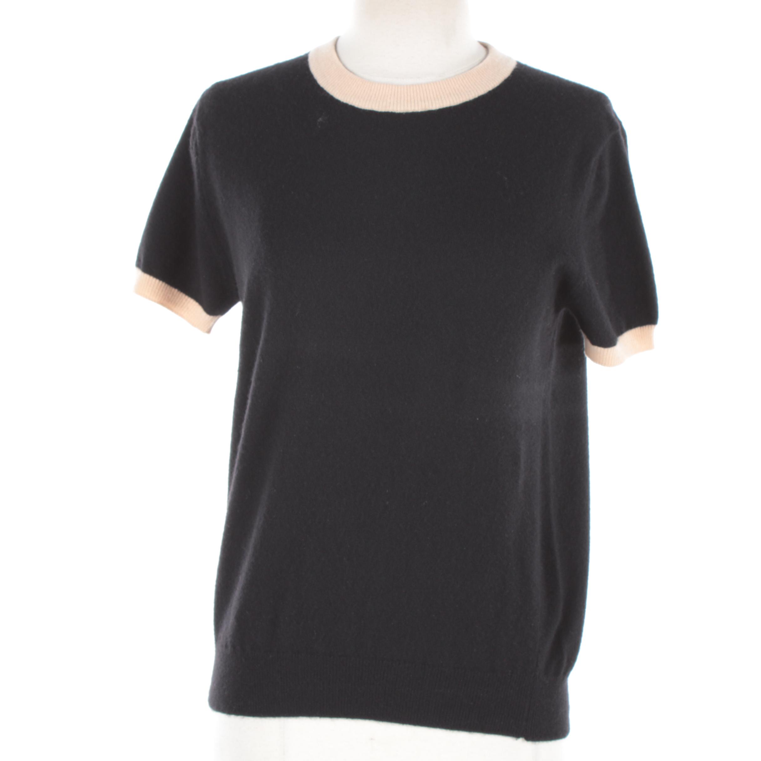 Chanel Cashmere Blend Short Sleeve Top