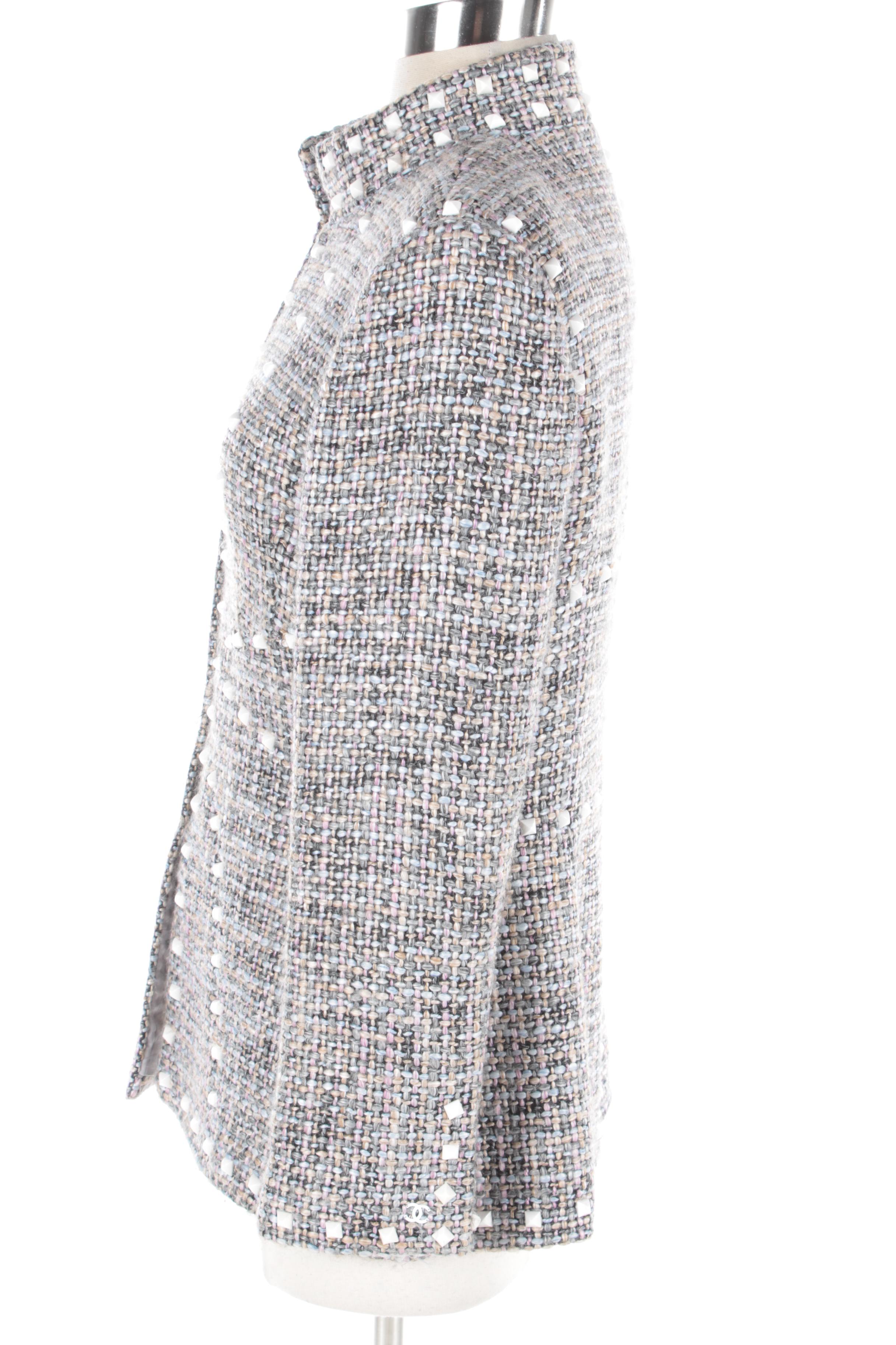 Chanel Autumn Winter 2003 Bouclé Tweed Jacket