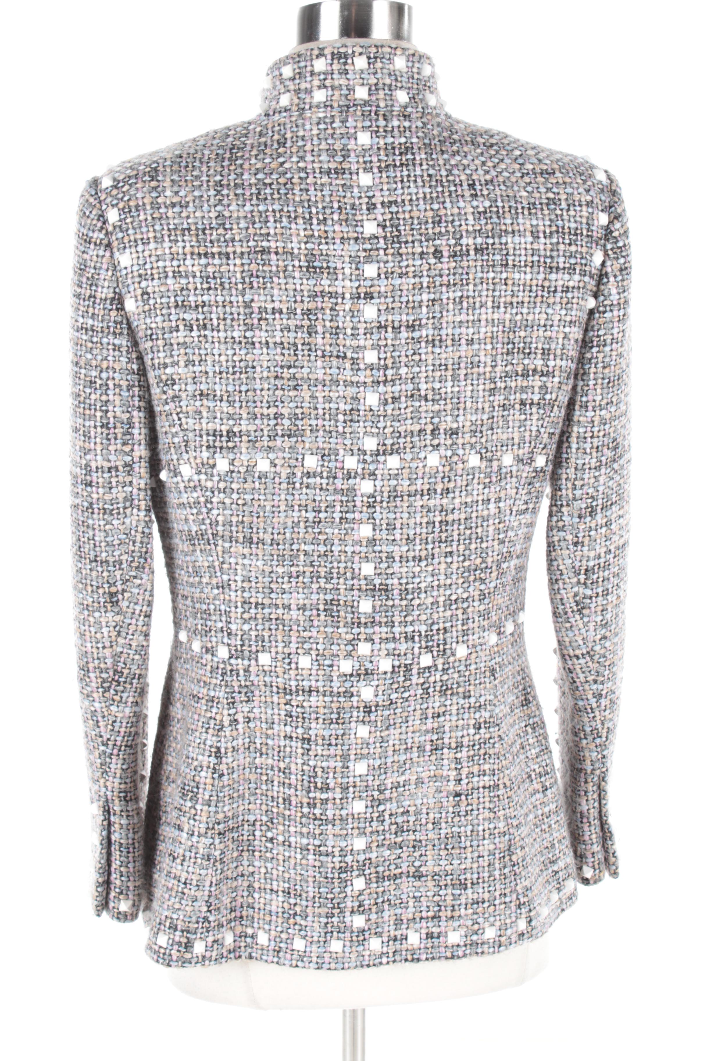 Chanel Autumn Winter 2003 Bouclé Tweed Jacket