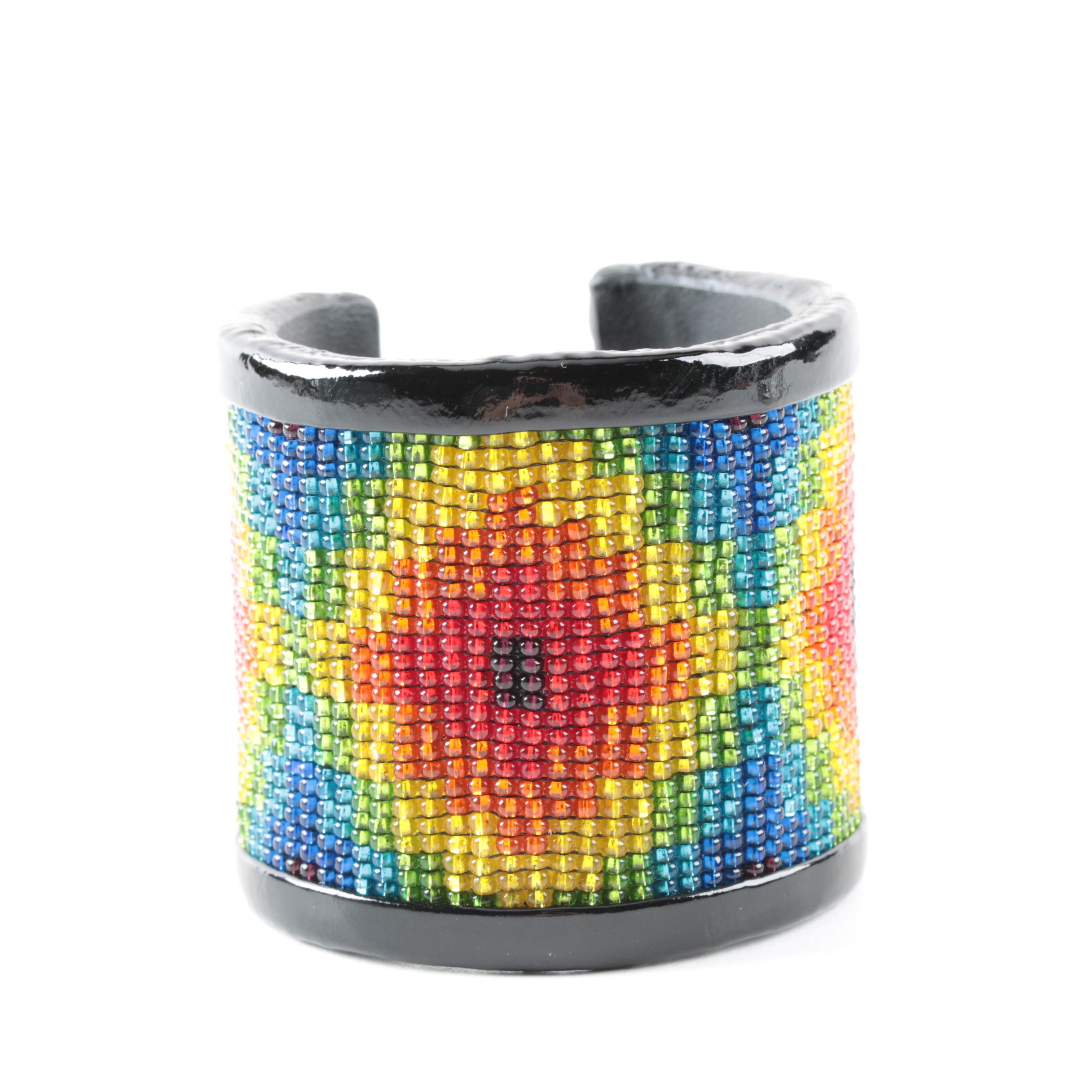 Dalia Pascal Beaded Cuff Bracelet