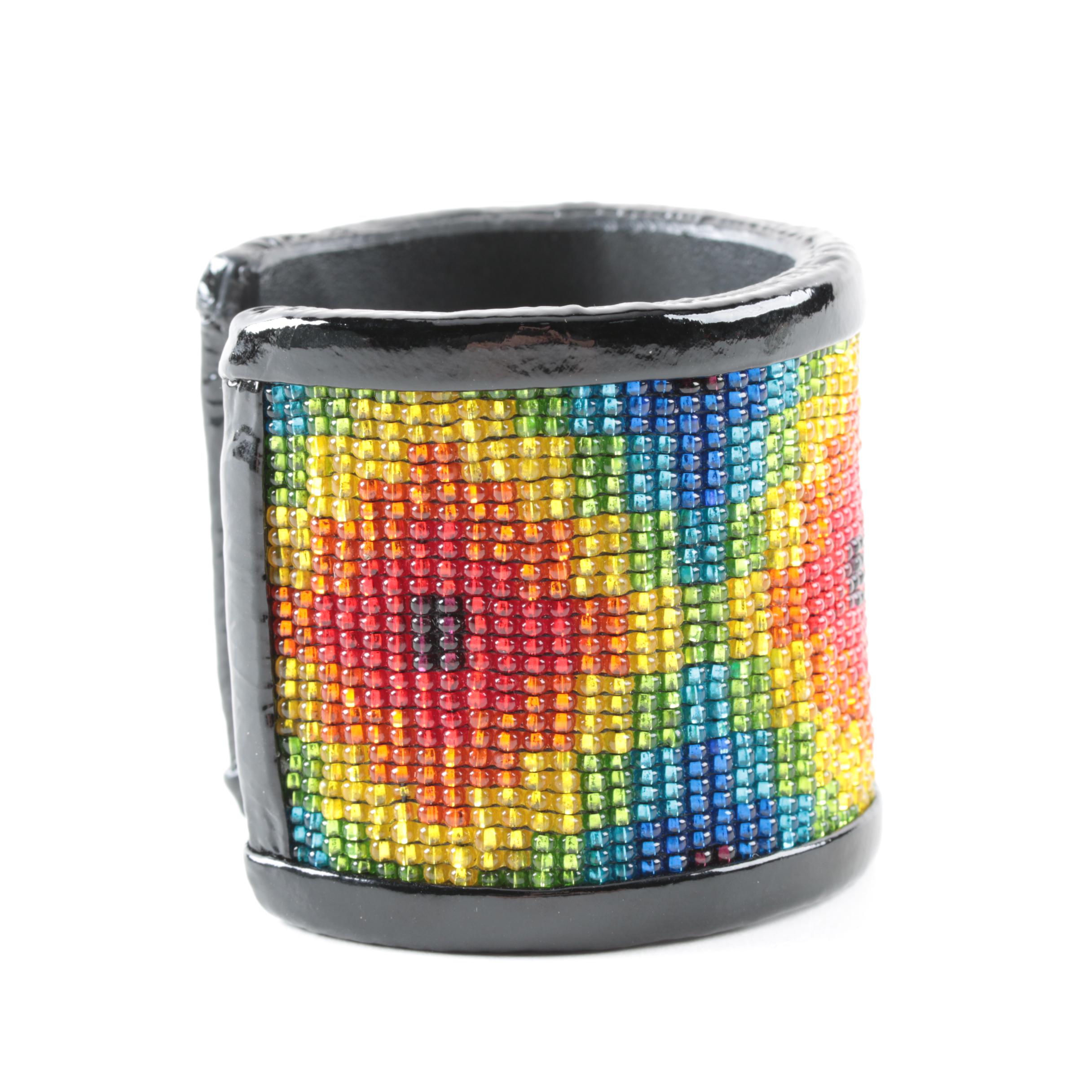 Dalia Pascal Beaded Cuff Bracelet