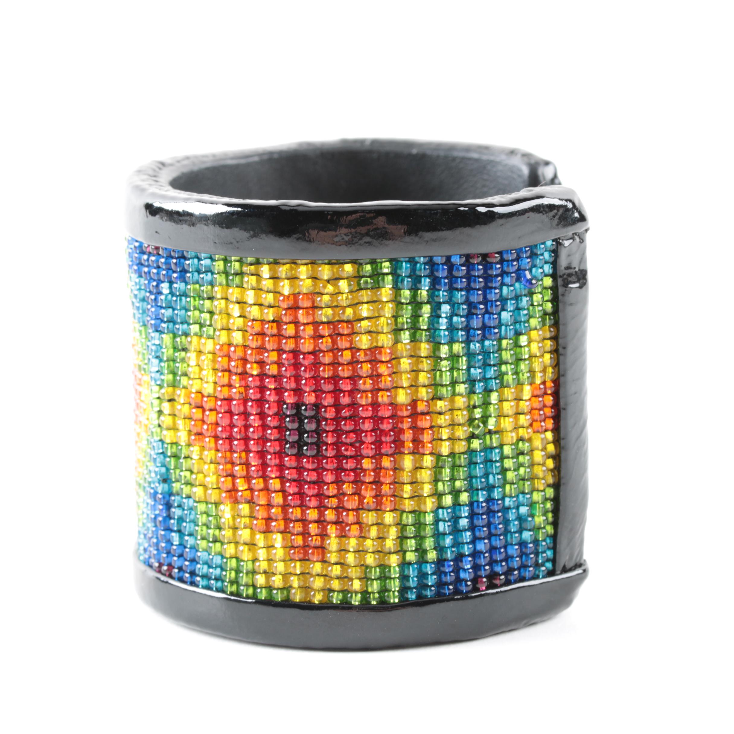 Dalia Pascal Beaded Cuff Bracelet