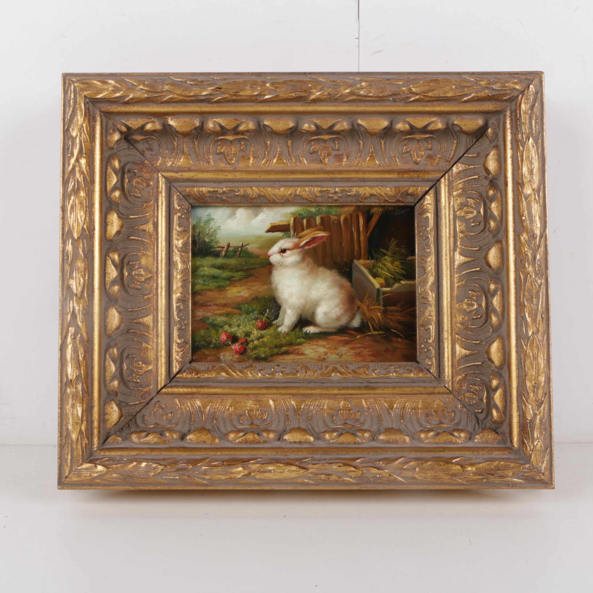 Hagel Oil Painting of Rabbit