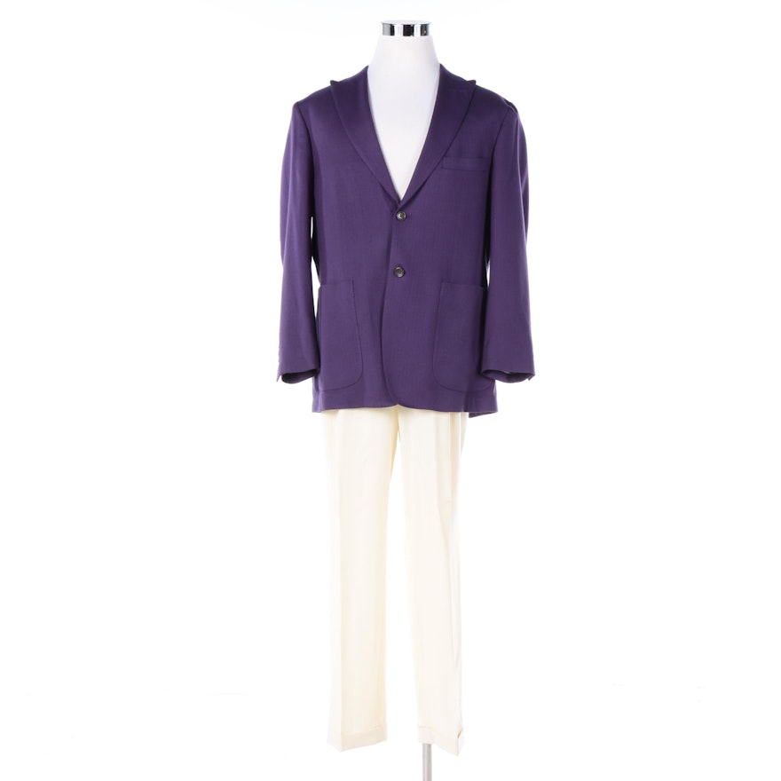 Men's Crittenden Sport Silk Blend Sport Coat and Kachins Wool Trousers