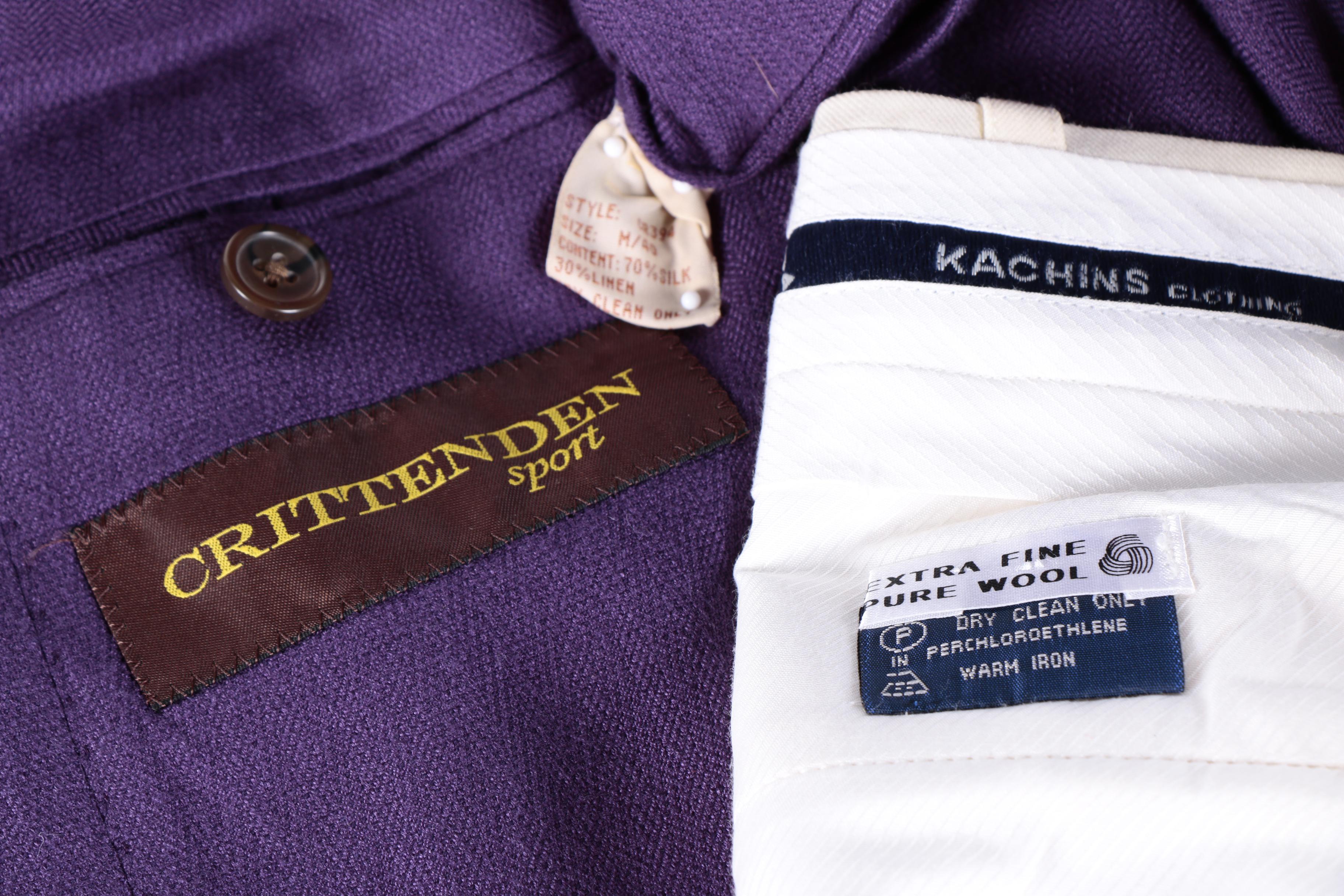 Men's Crittenden Sport Silk Blend Sport Coat and Kachins Wool Trousers