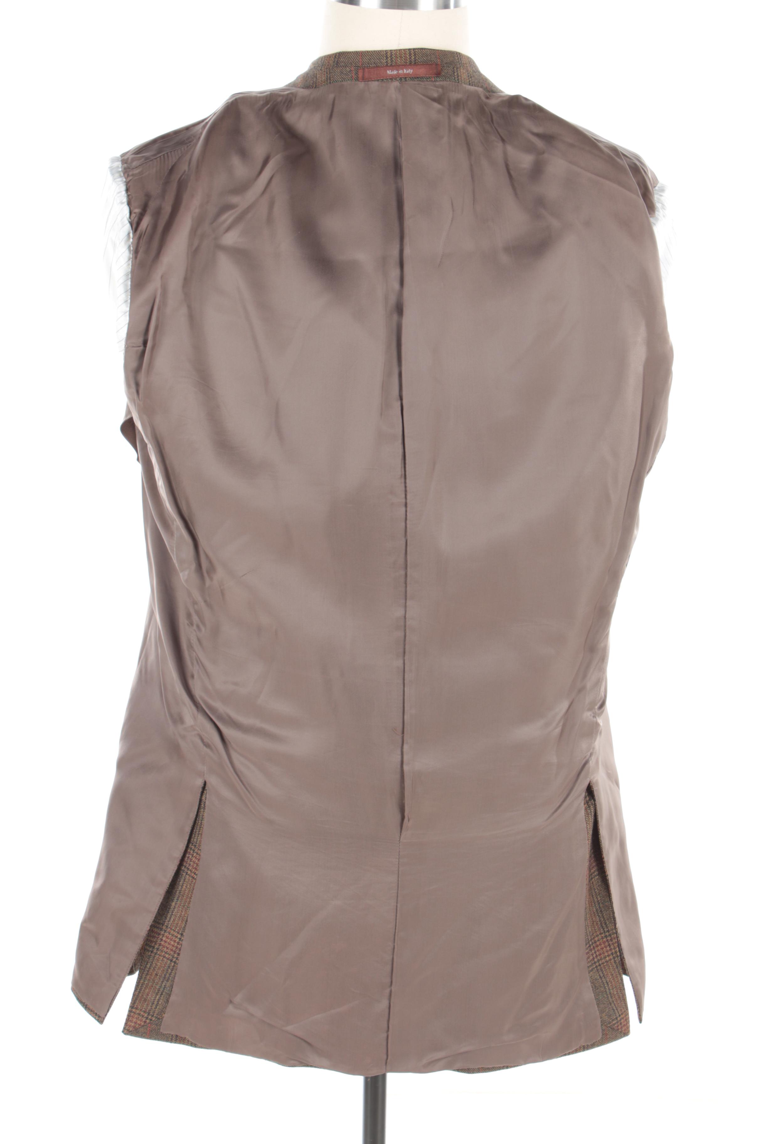 Men's Ermenegildo Zegna Heritage Plaid Wool Suit Jacket