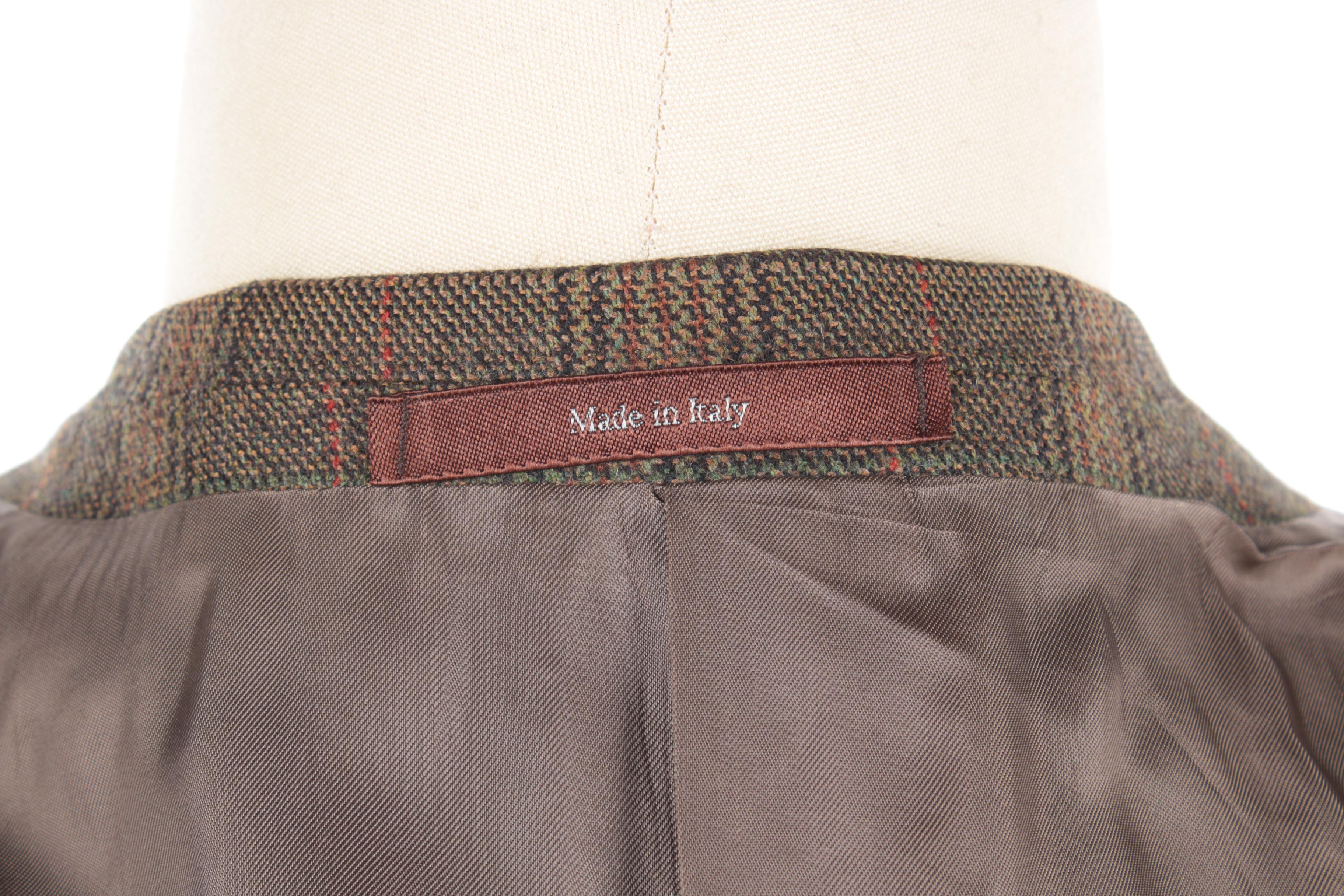 Men's Ermenegildo Zegna Heritage Plaid Wool Suit Jacket