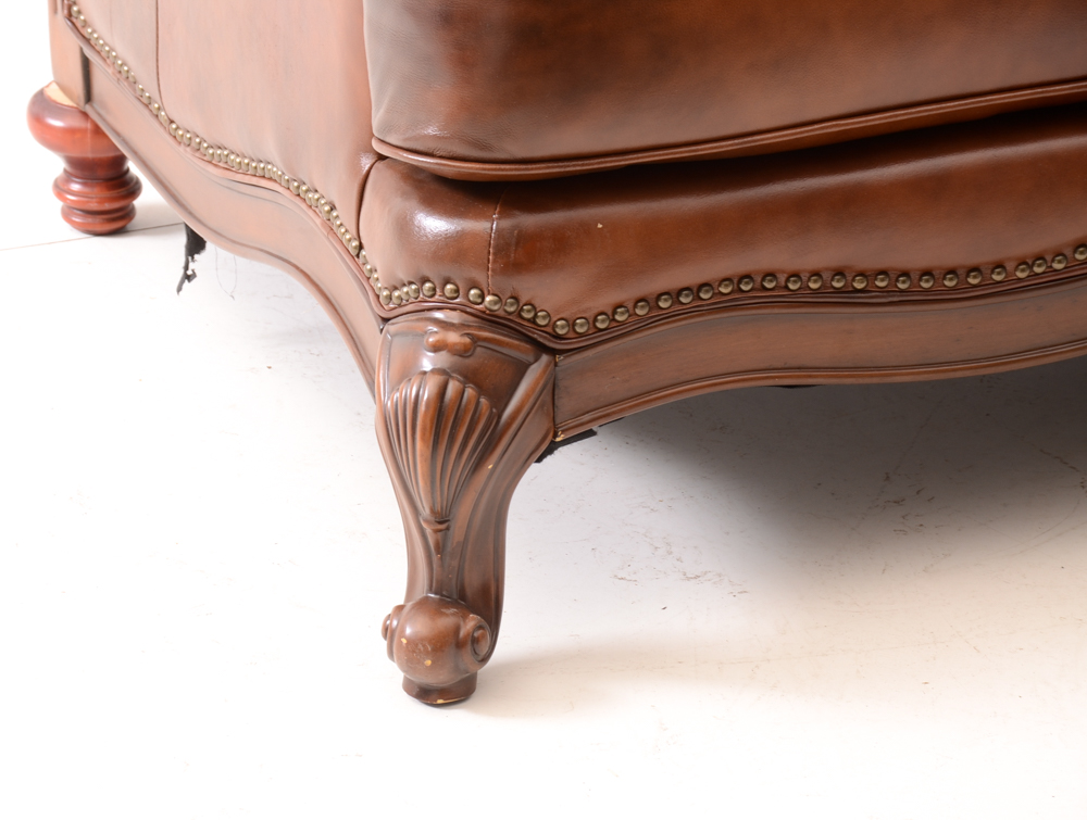 Coaster "Victoria" Leather Sofa