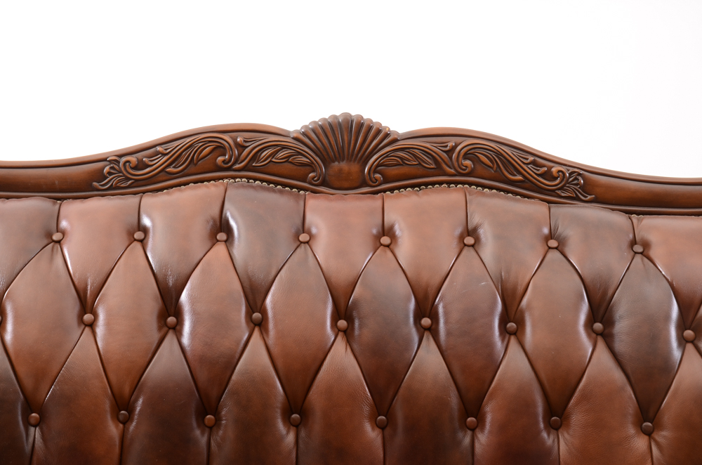 Coaster "Victoria" Leather Sofa