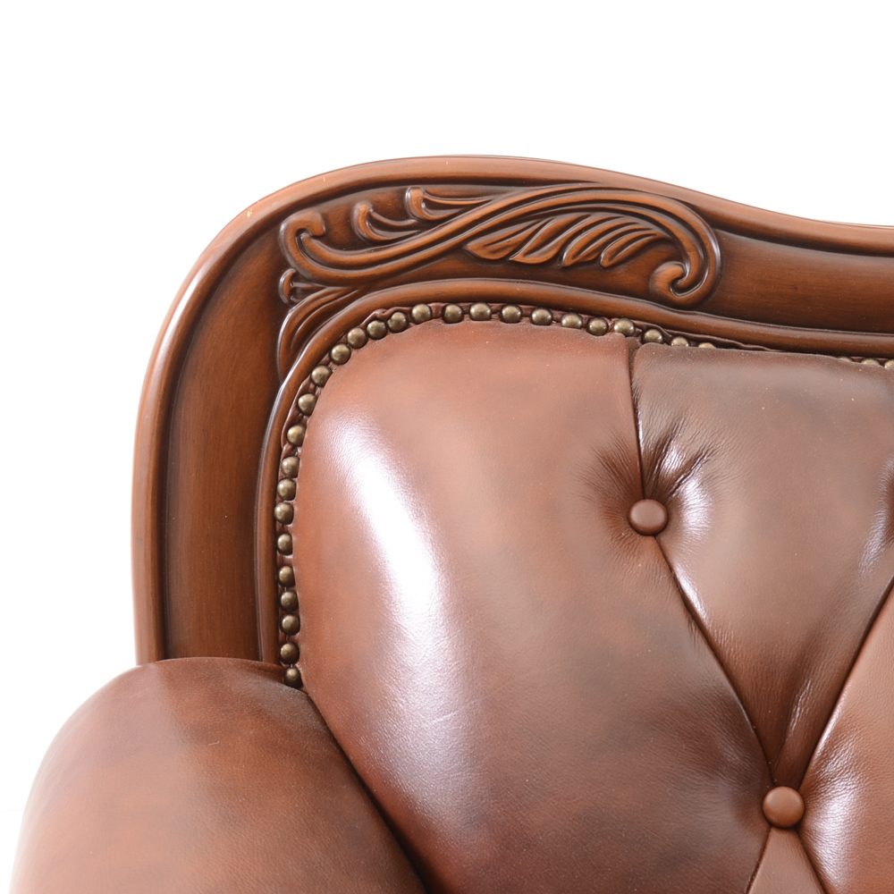 Coaster "Victoria" Leather Sofa