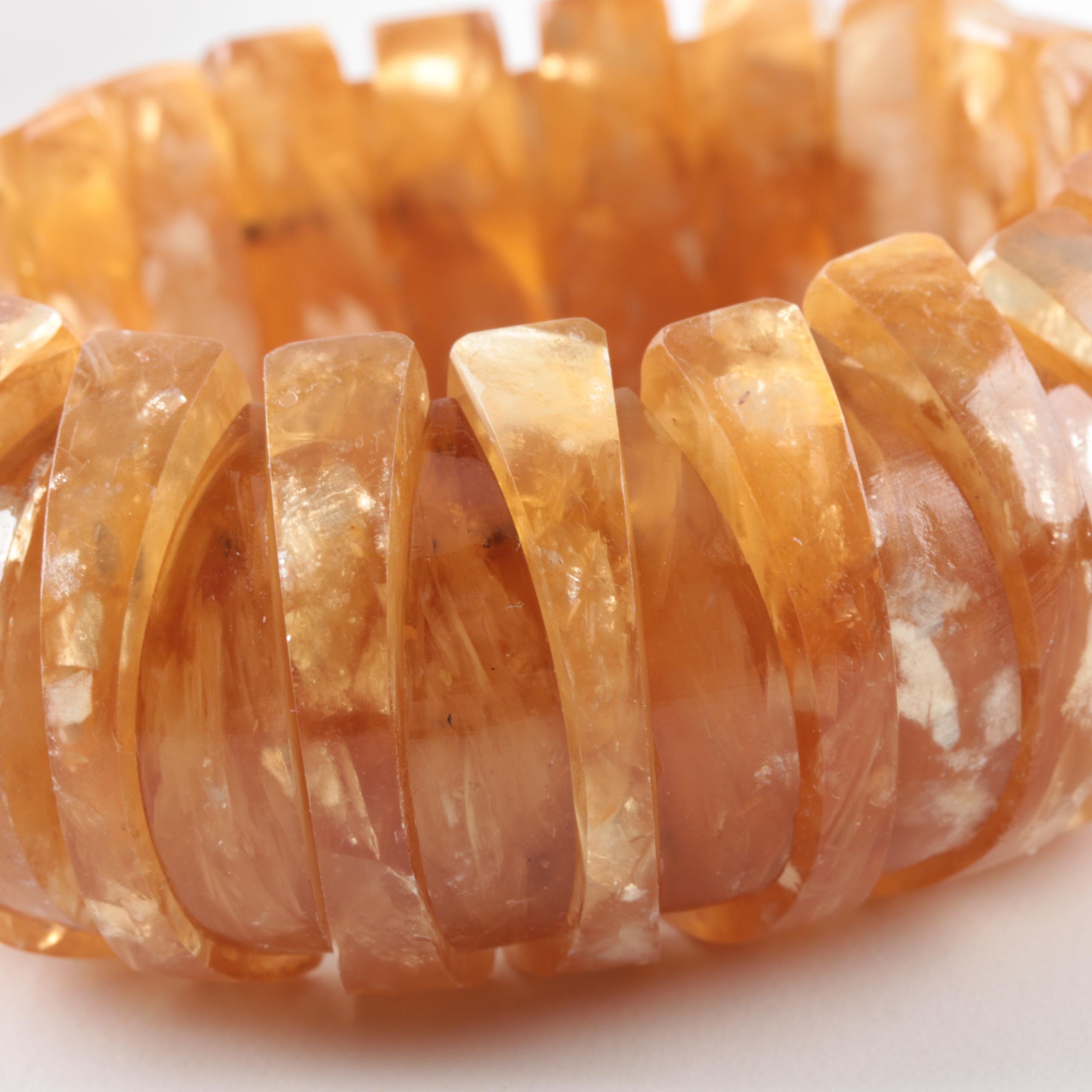 Selection of Bone and Resin Bracelets