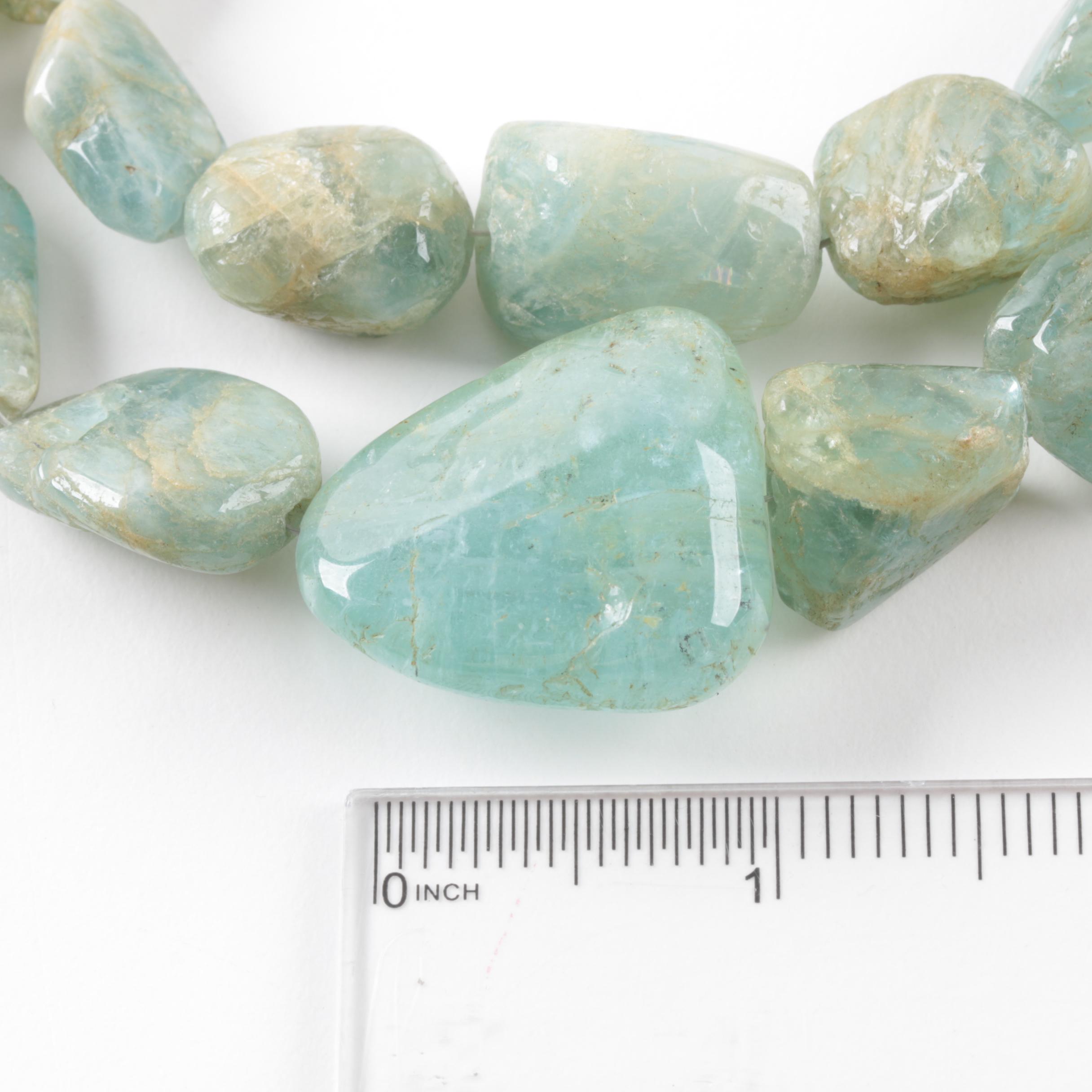 Sterling Silver Aquamarine Necklaces