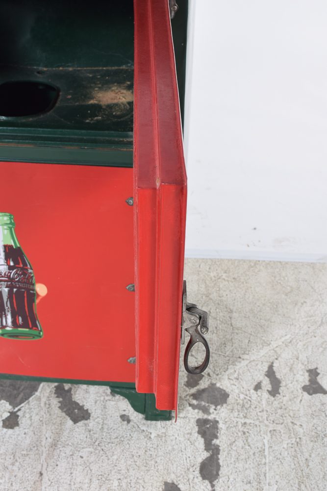 Vintage Coca-Cola Ice Box Refrigerator