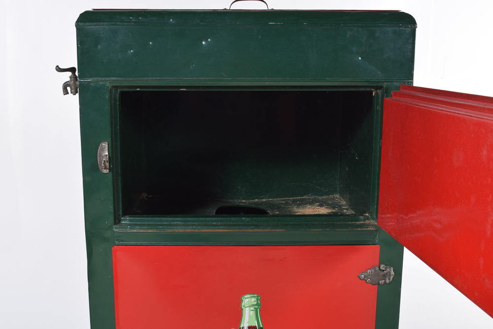 Vintage Coca-Cola Ice Box Refrigerator