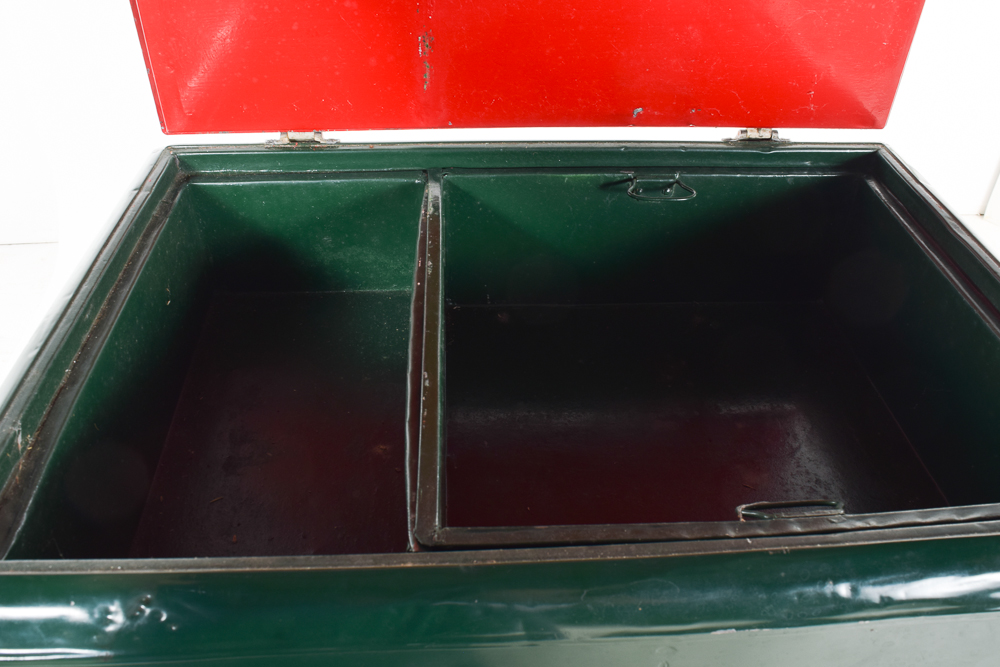 Vintage Coca-Cola Ice Box Refrigerator