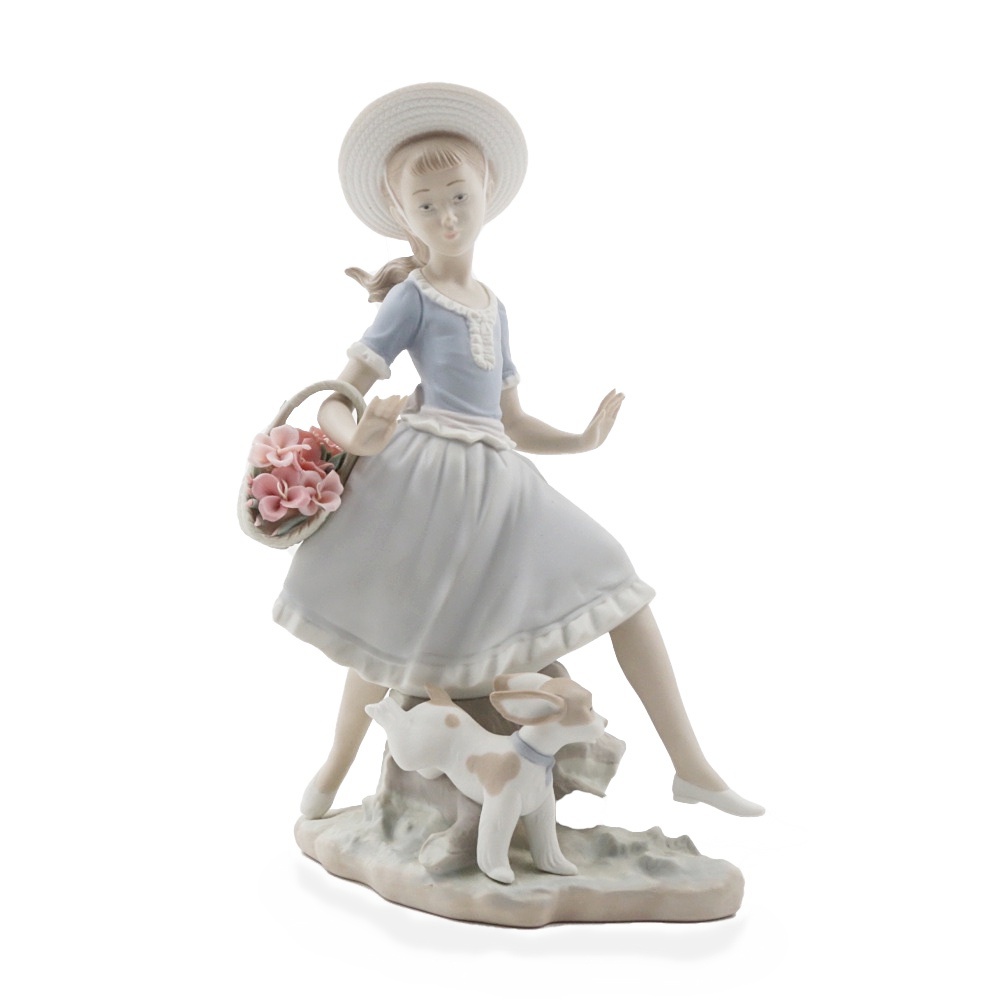 Lladro "Mirth In The Country" Porcelain Figurine