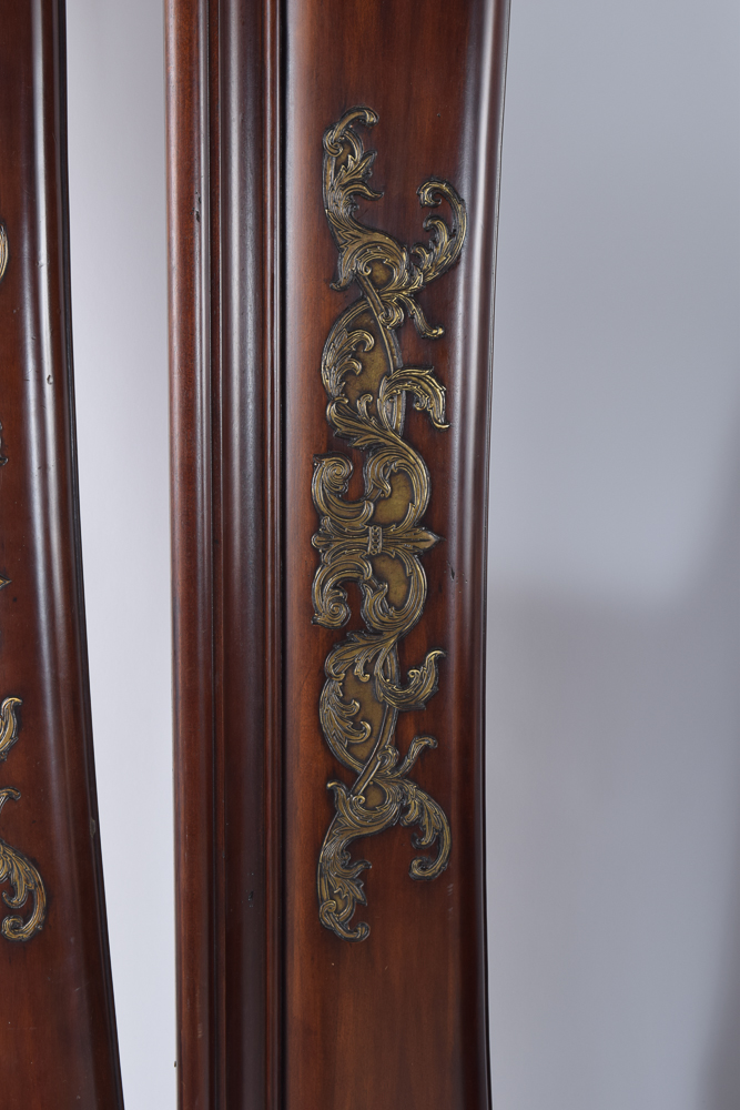 Faux Leather Queen Size Sleigh Bed by Thomasville