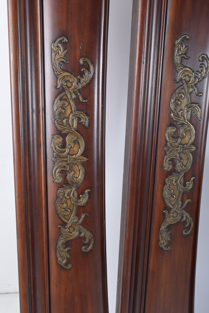 Faux Leather Queen Size Sleigh Bed by Thomasville