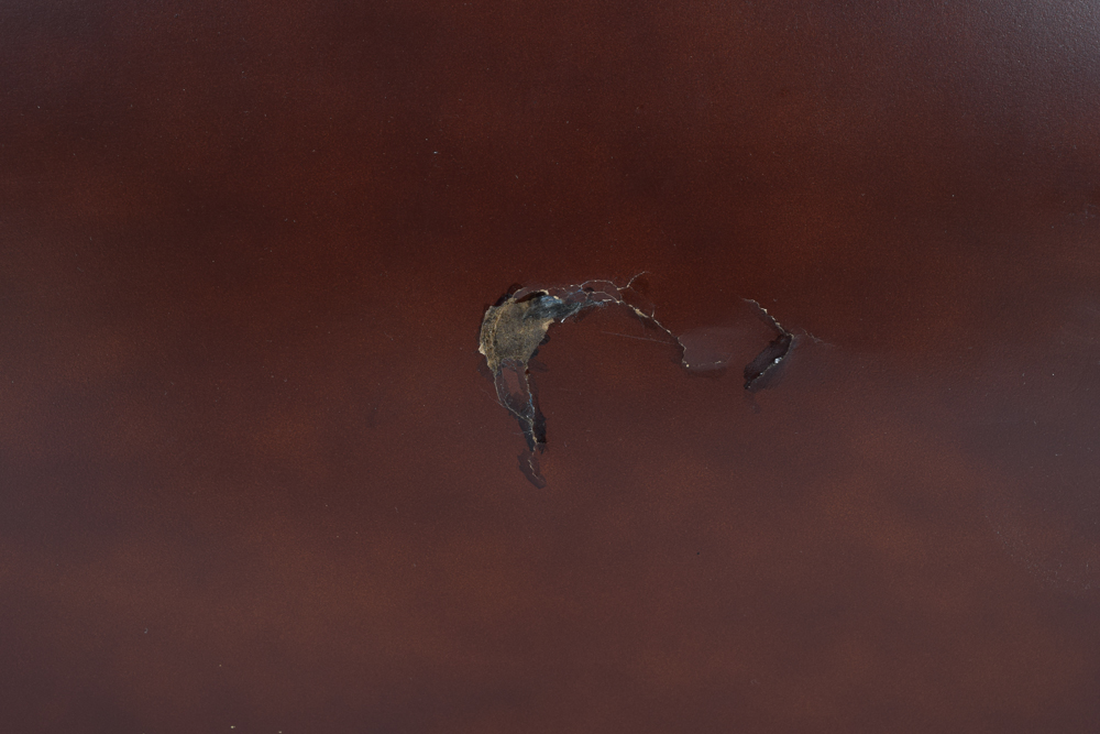 Faux Leather Queen Size Sleigh Bed by Thomasville