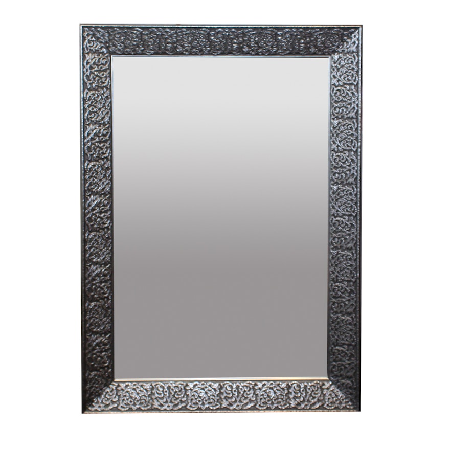 Foliate Carved Beveled Wall Mirror