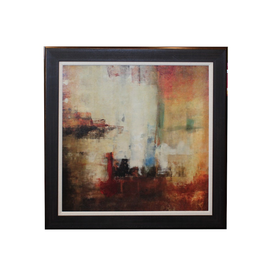 Framed Abstract Giclée after Contemporary Painting