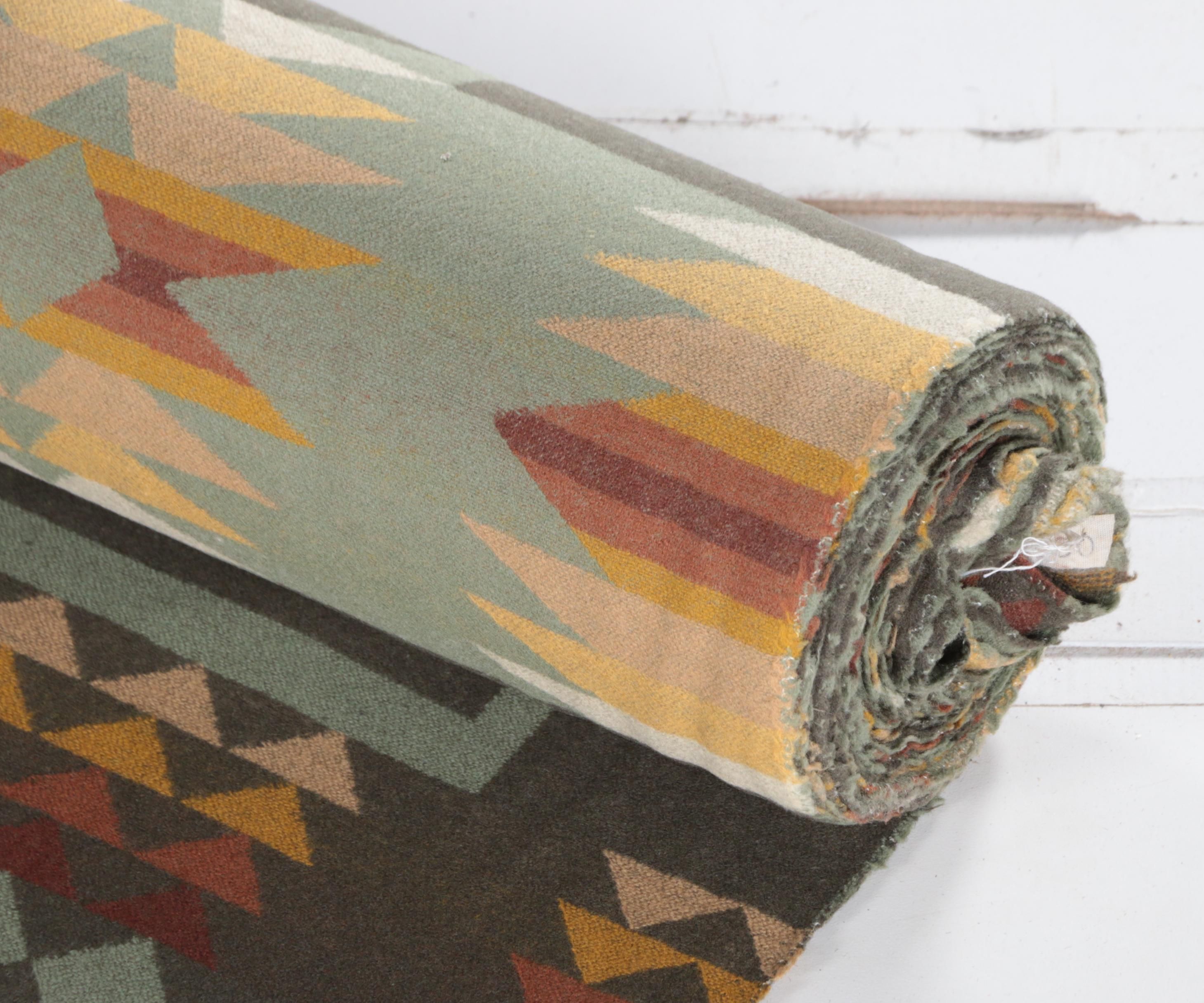 Pendelton Wool Fabric Bolt in "Harding Sage" Pattern