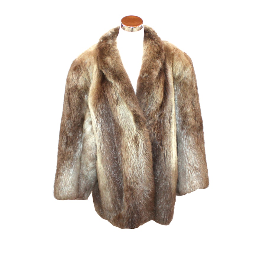 Keska Beaver Fur Coat
