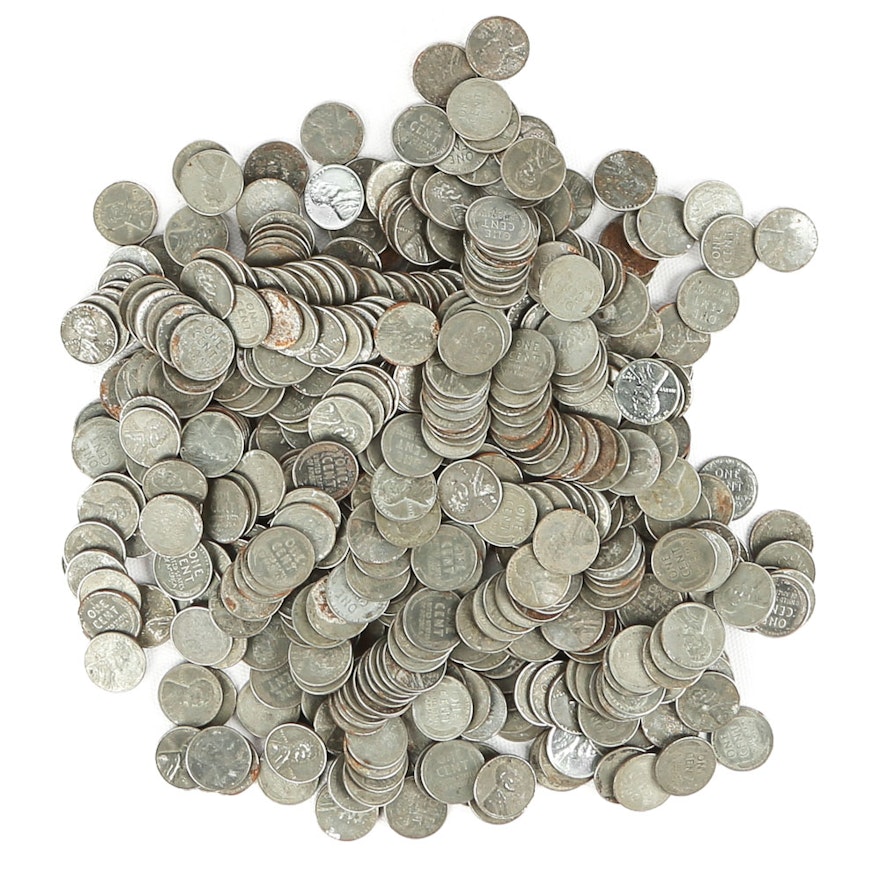452 1943 Steel Pennies
