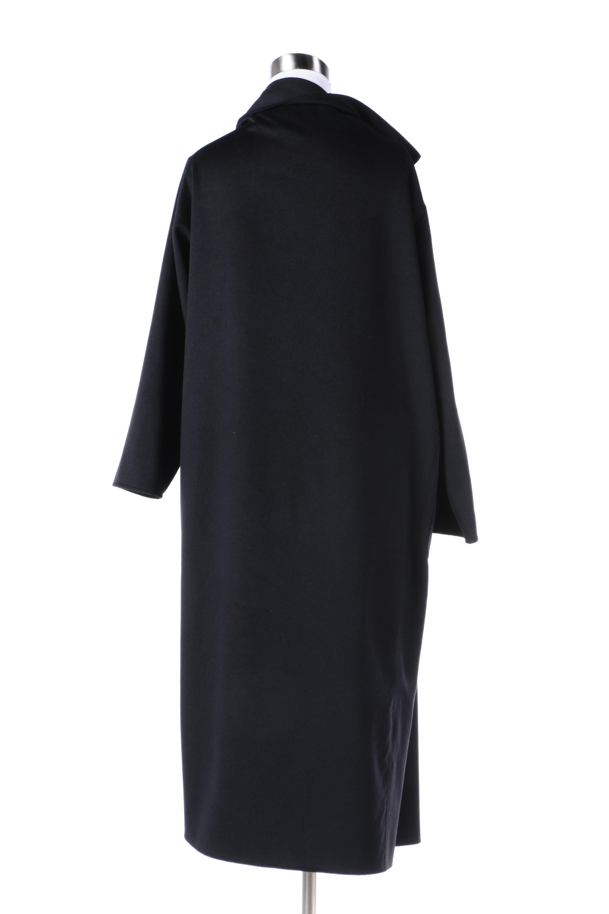 Rebecca Moses Black Cashmere Skirt and Jacket in a Wool and Angora Blend