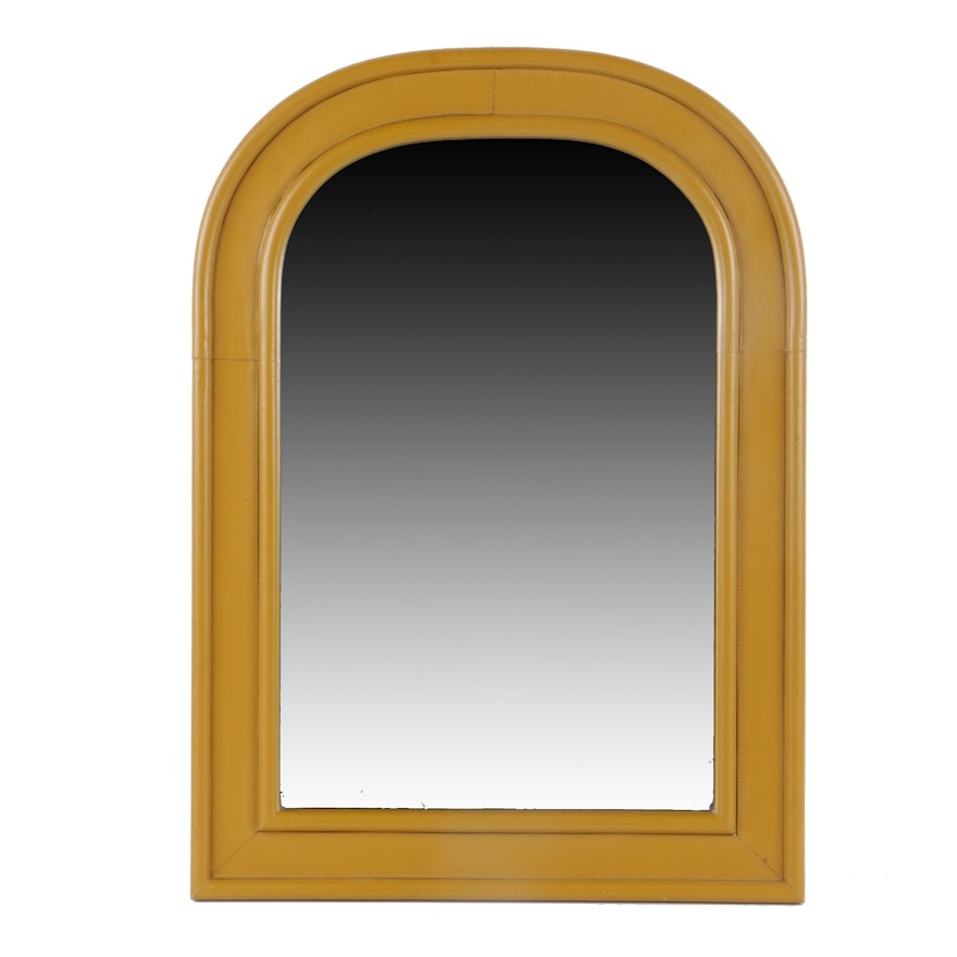 Leather Framed Wall Mirror