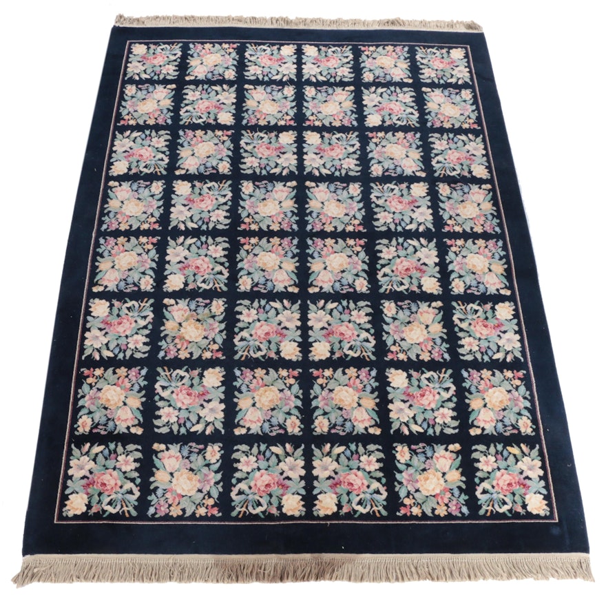 Power-Loomed Karastan "Garden Panel" Wool Area Rug